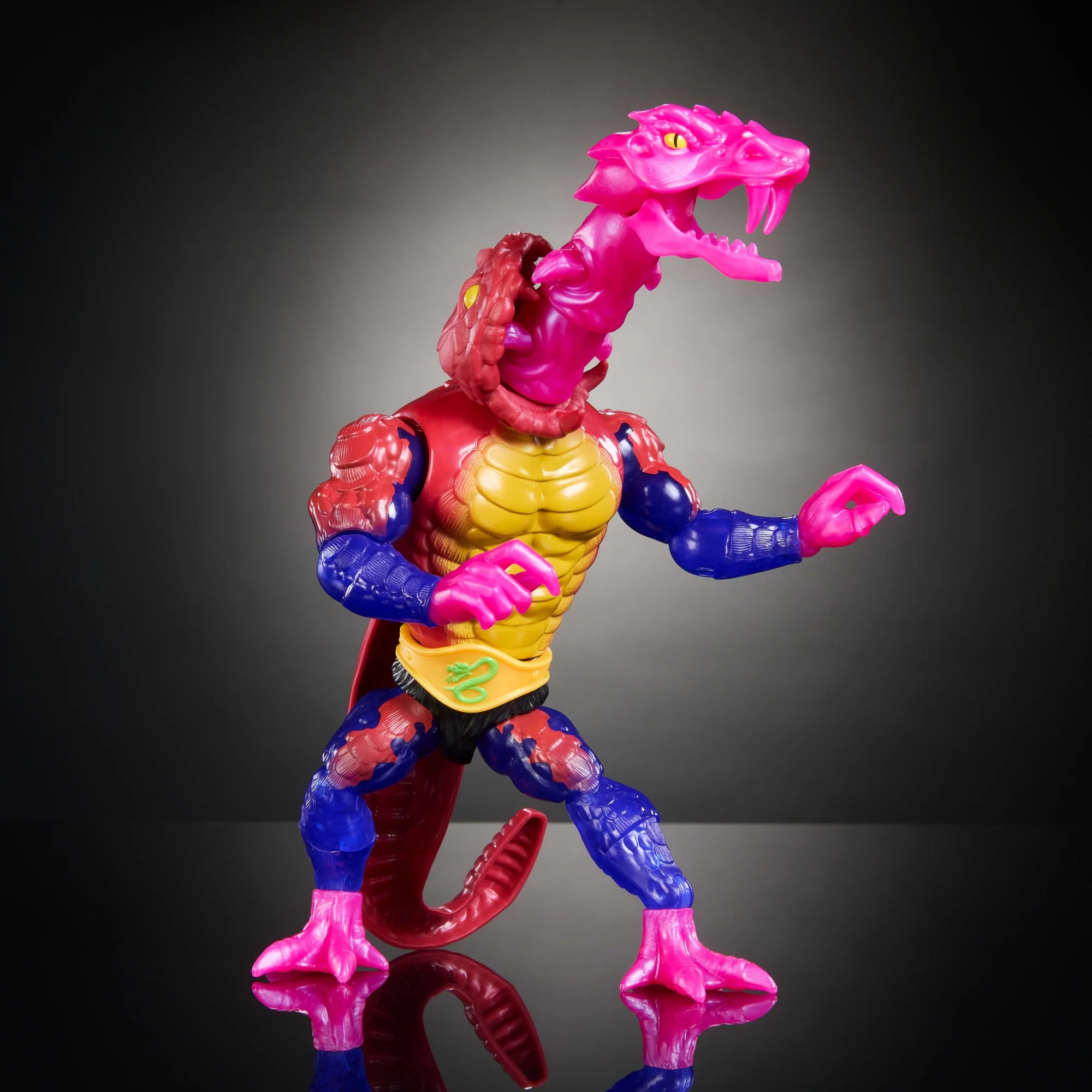 Figura De Acción De Rattlor De Turtles Of Grayskull De Masters Of The Universe Origins, Juguete De La Guerra De Los Reptiles De Las Tortugas Ninja Y MOTU - Image 3