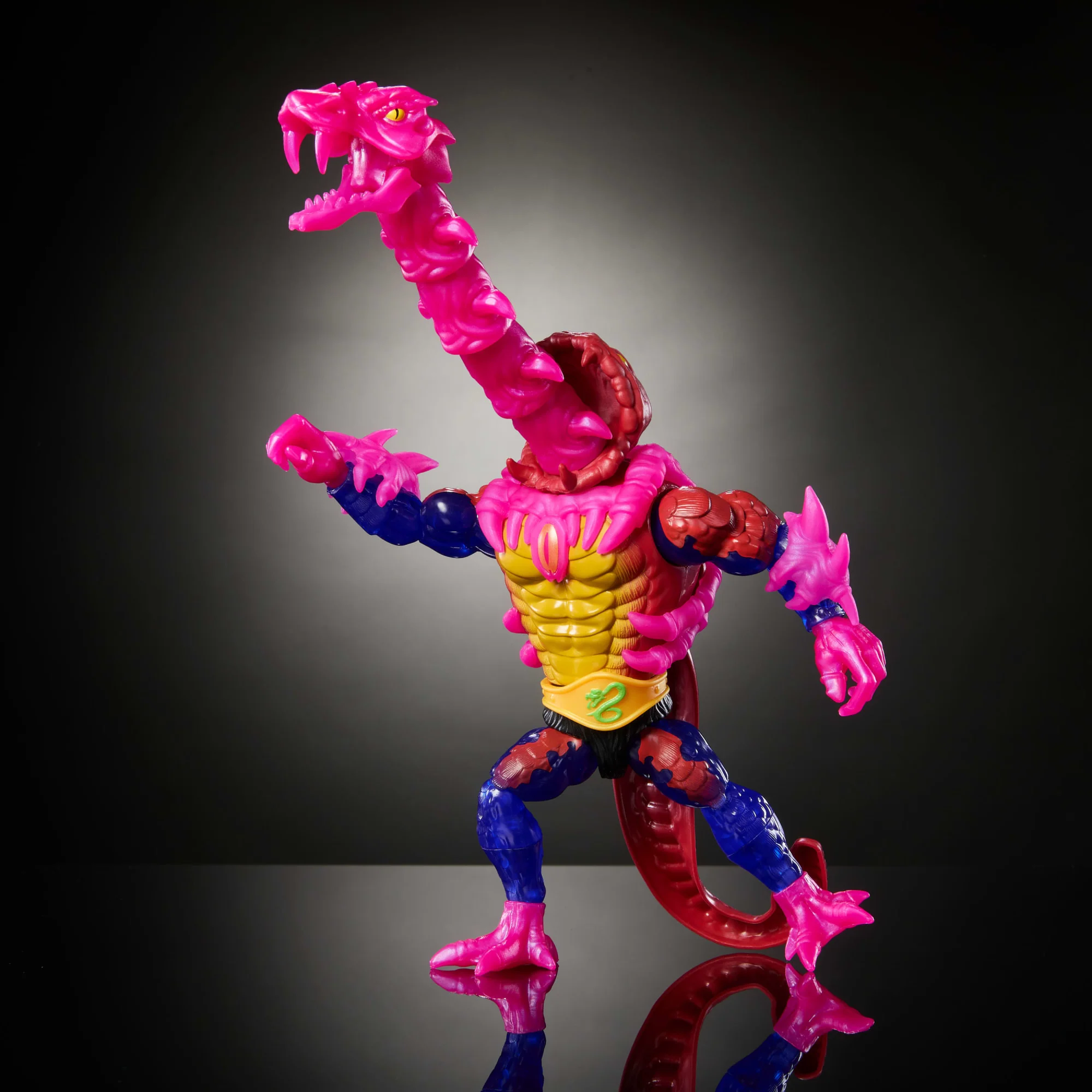 Figura De Acción De Rattlor De Turtles Of Grayskull De Masters Of The Universe Origins, Juguete De La Guerra De Los Reptiles De Las Tortugas Ninja Y MOTU - Image 4