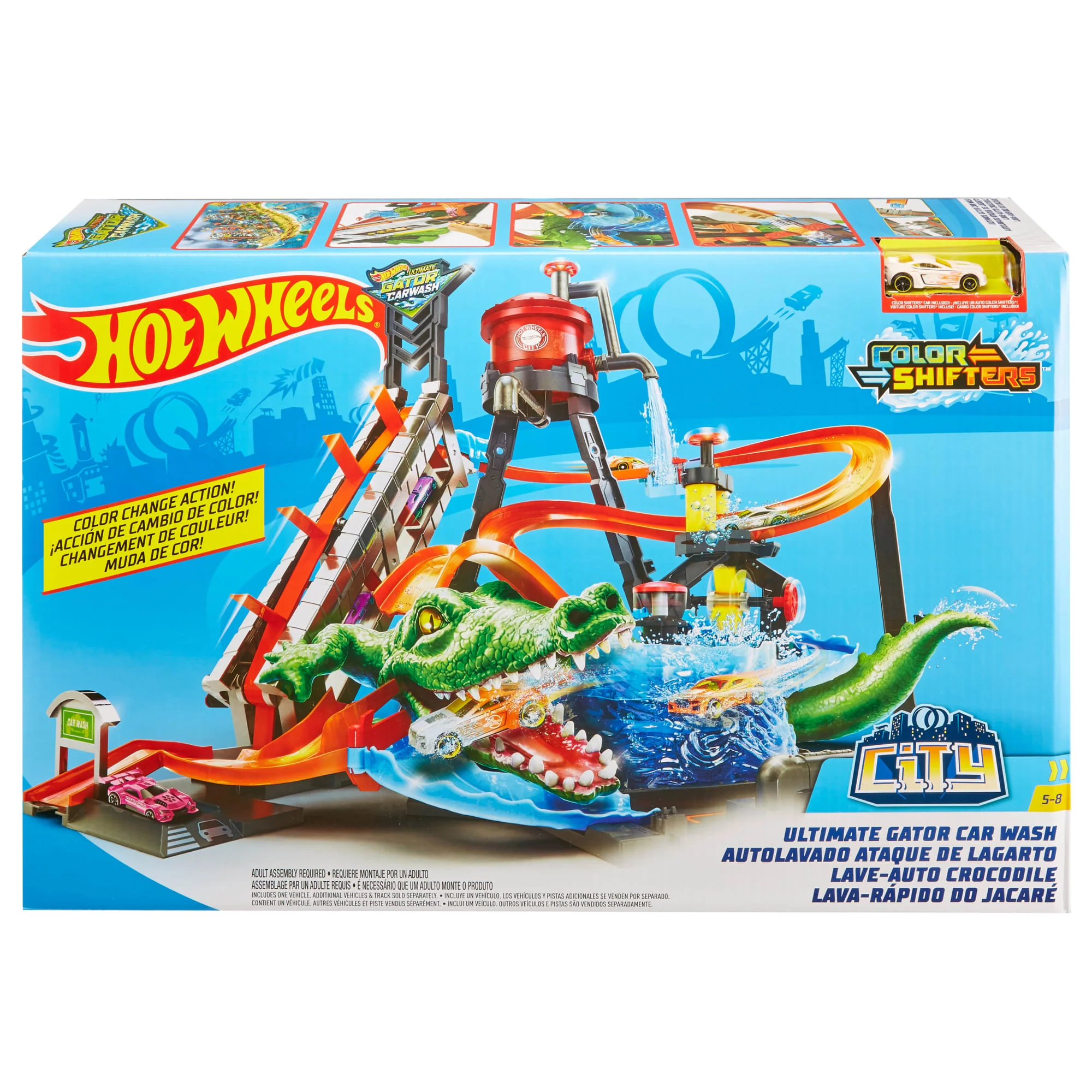 Hot Wheels Ultimate Gator Car Wash Playset - Image 6