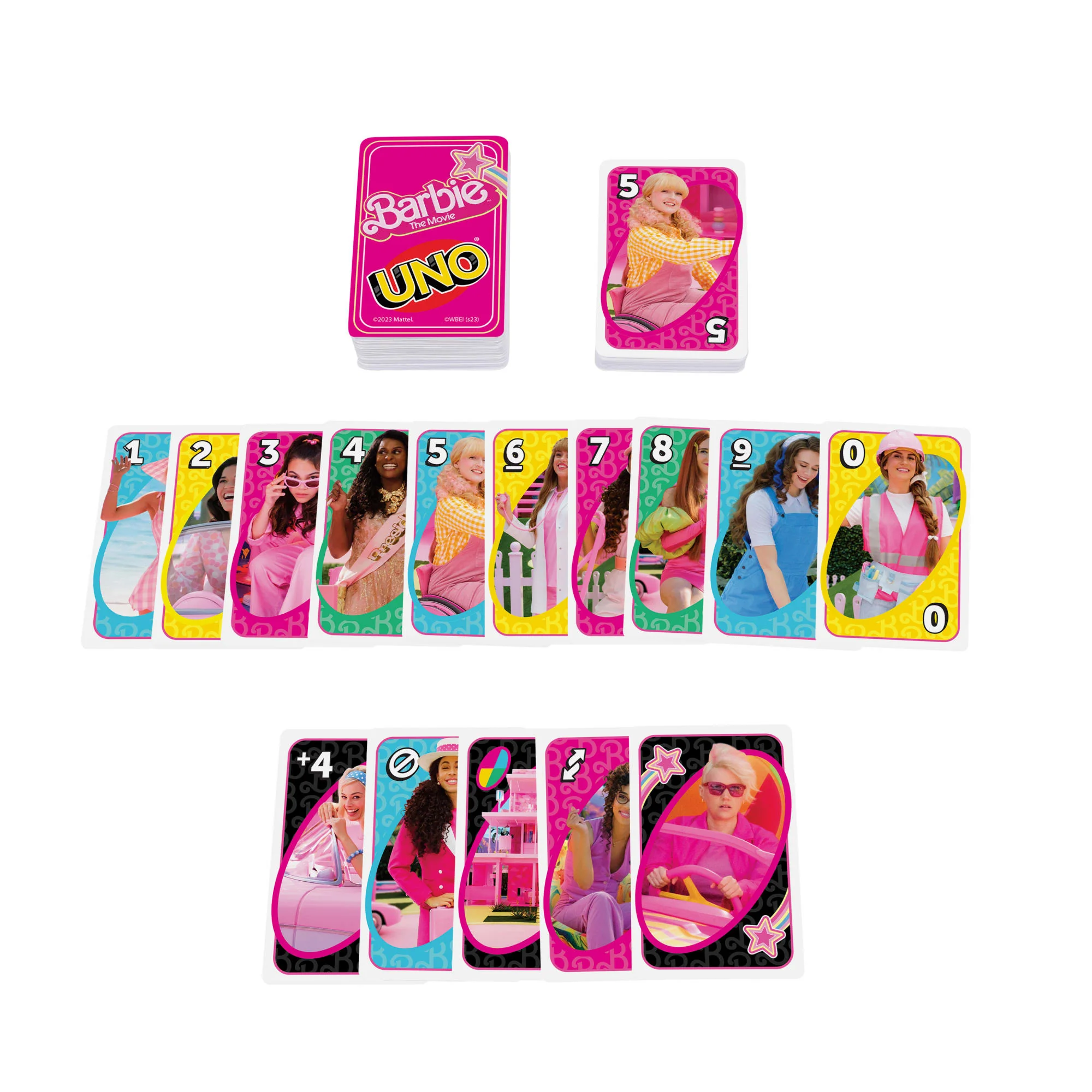 UNO Barbie The Movie Card Game, Inspired by the Movie - Image 5
