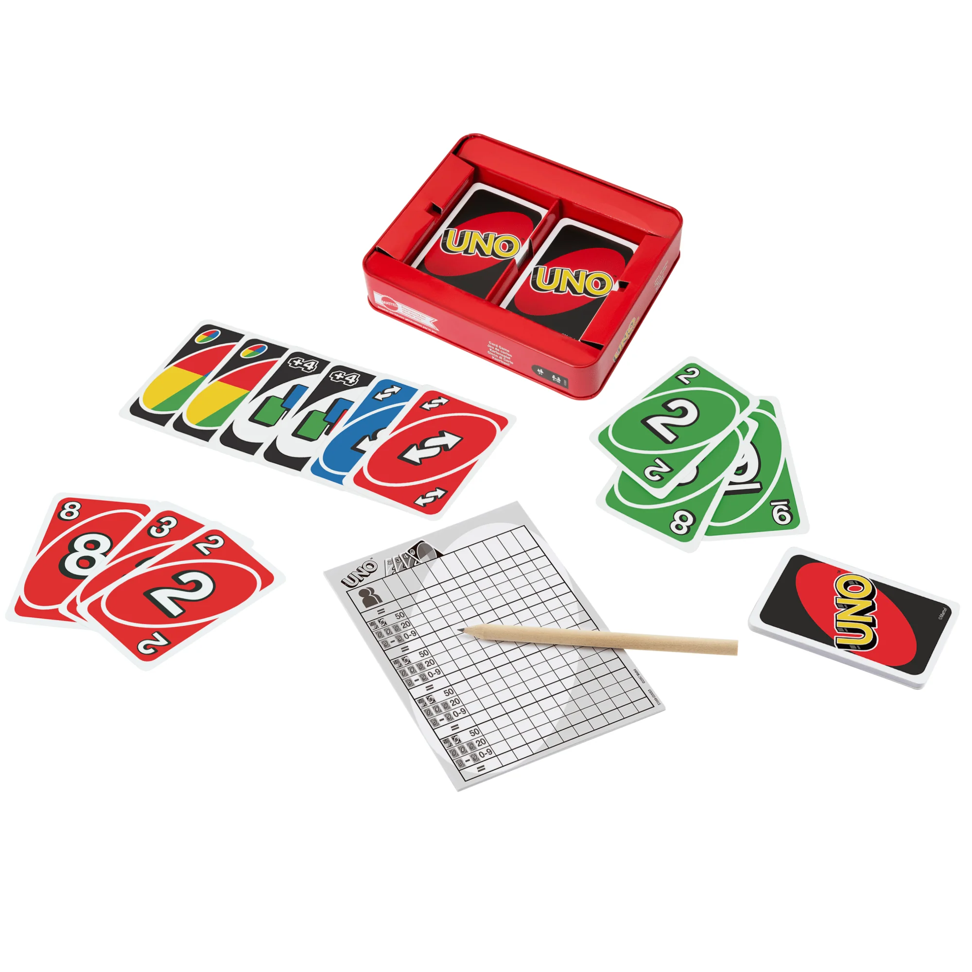 Mattel Games - UNO Deluxe - Jeu De Cartes Famille - 7 Ans Et + - Image 3