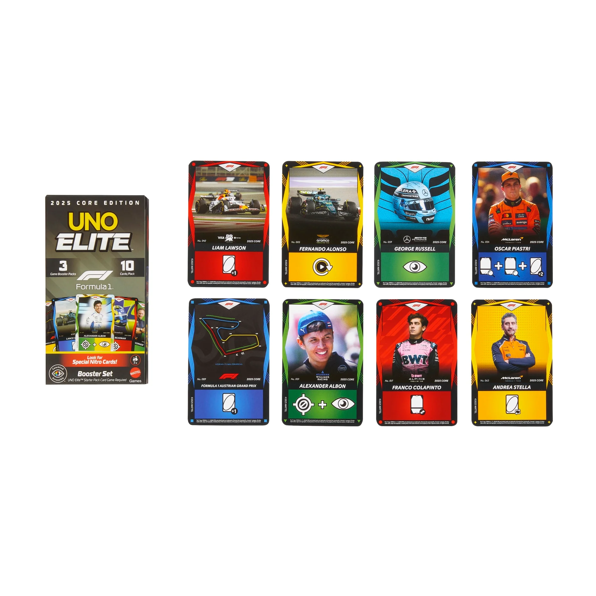 UNO Elite Formula 1 2025 Core Edition Booster Set - Image 4