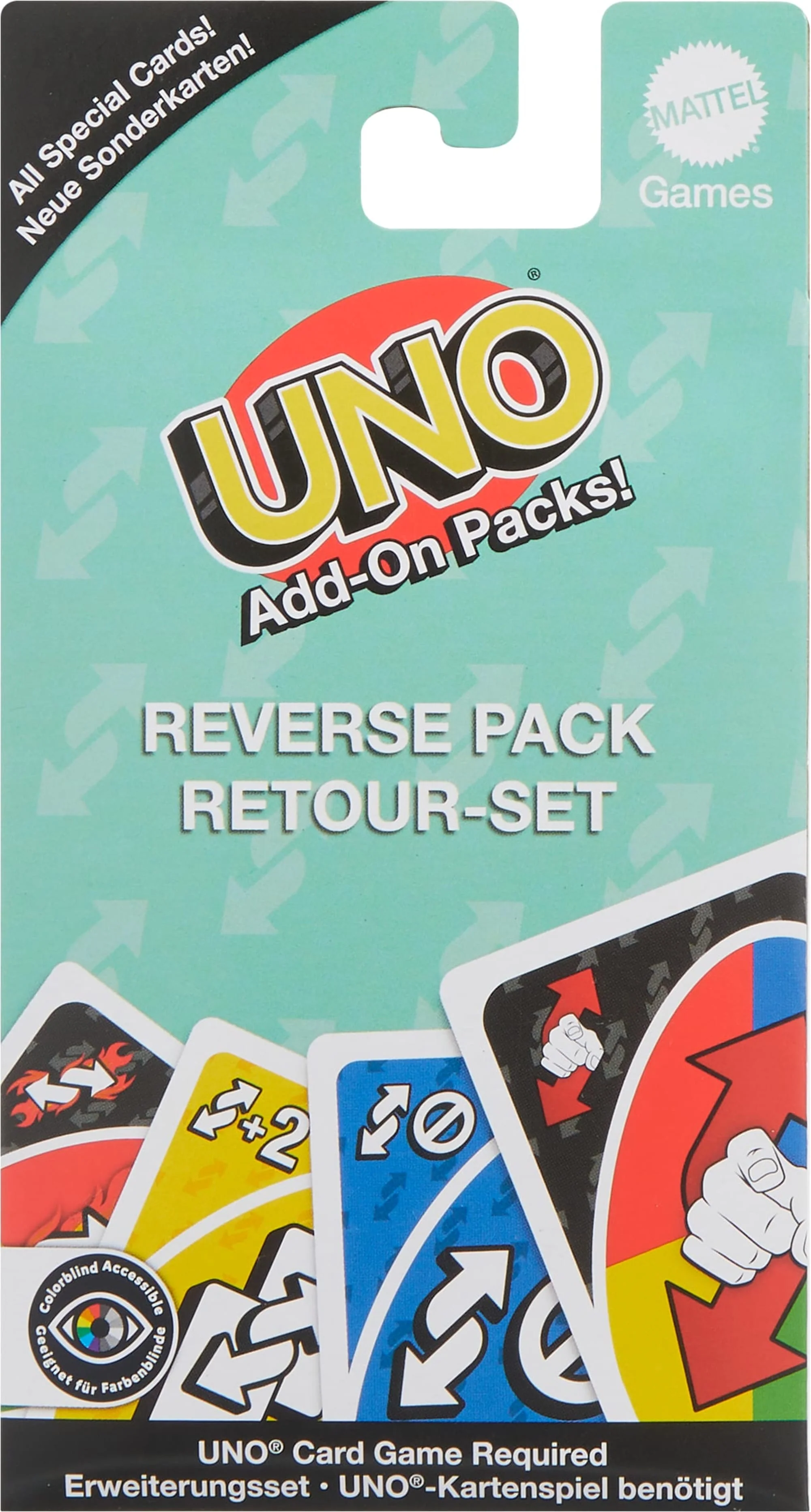 Erweiterungen Für UNO Retour-Erweiterung Kartenspiel Für Kinder, Familien Und Spieleabende, Reisen, Camping Und Partys - Image 5