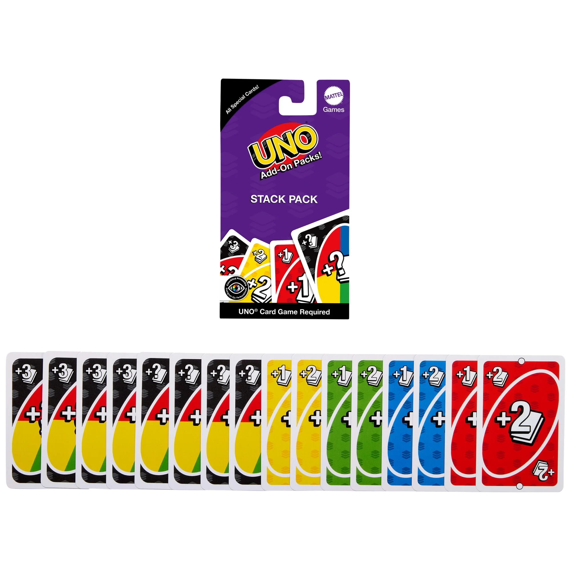 Erweiterungen Für UNO Stapel-Erweiterung Kartenspiel Für Kinder, Familien Und Spieleabende, Reisen, Camping Und Partys