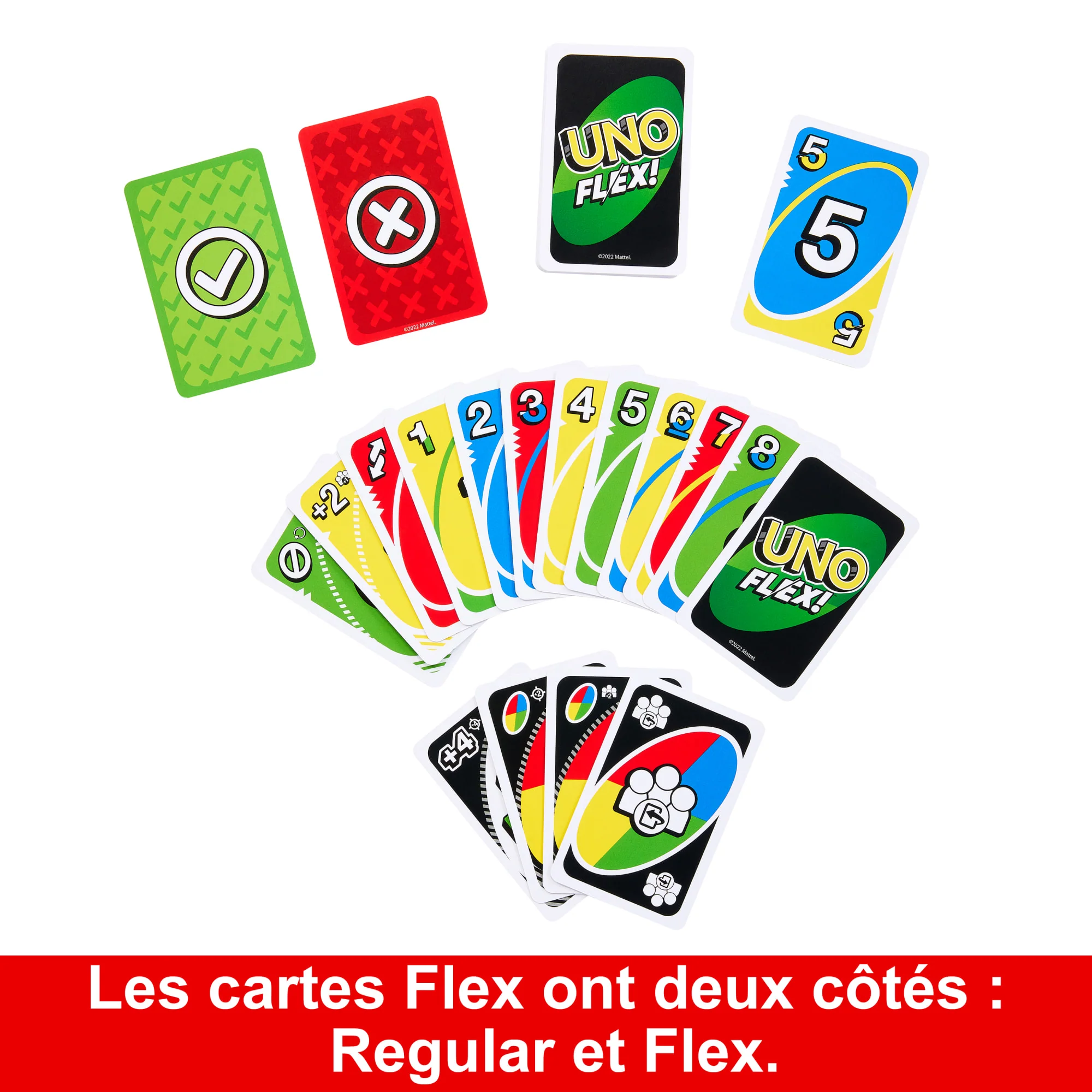 Mattel Games - Uno Flex - Jeu De Cartes Famille - 7 Ans Et + - Image 3