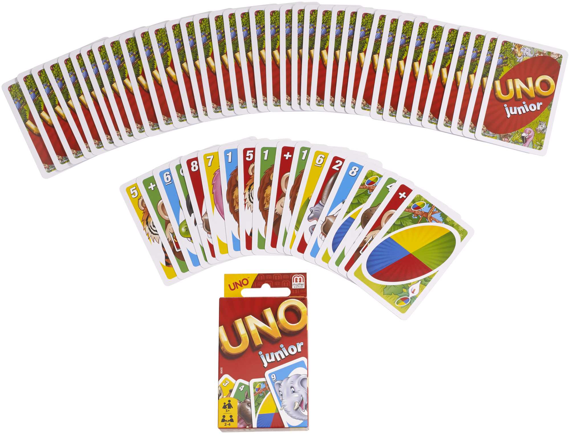 Mattel Games Juego De Cartas UNO Junior, Juego De Mesa Para Niños Con Dibujos De Animales (Mattel Gpm86) - Image 3