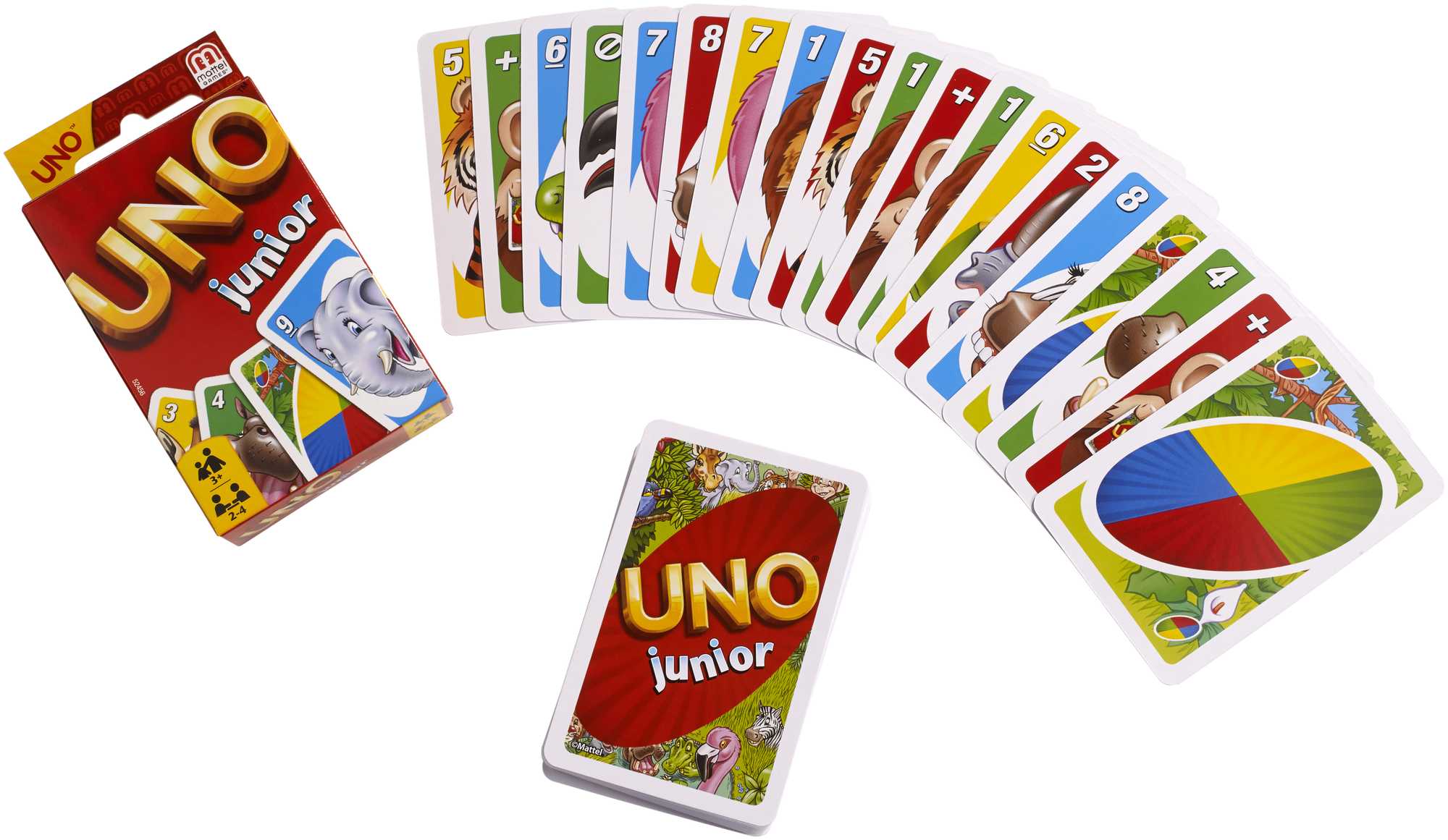 Mattel Games Juego De Cartas UNO Junior, Juego De Mesa Para Niños Con Dibujos De Animales (Mattel Gpm86) - Image 4