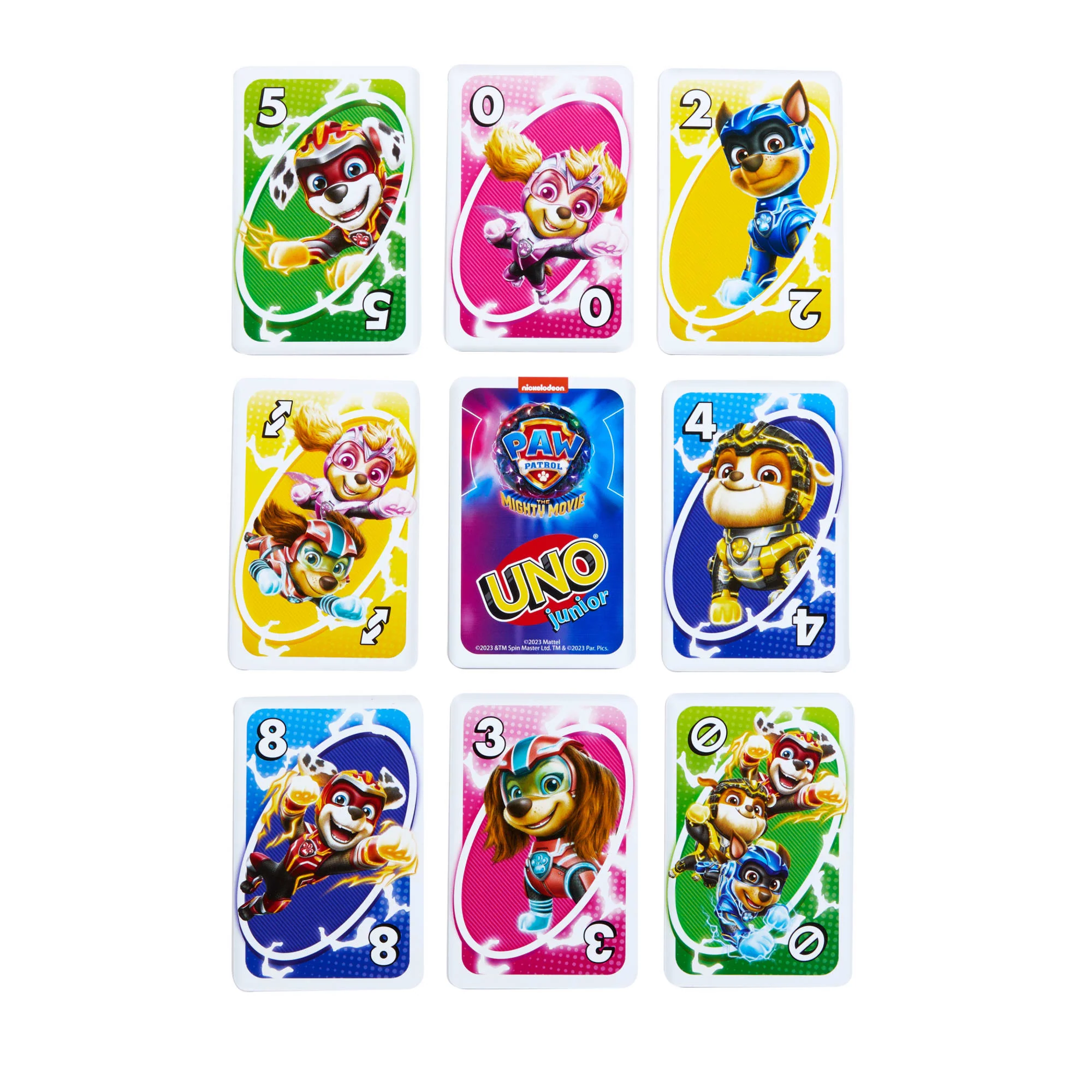 UNO Junior Paw Patrol: The Mighty Movie“ Kartenspiel Für Kinder Für Familienabende, Mit 3 Schwierigkeitsstufen - Image 4
