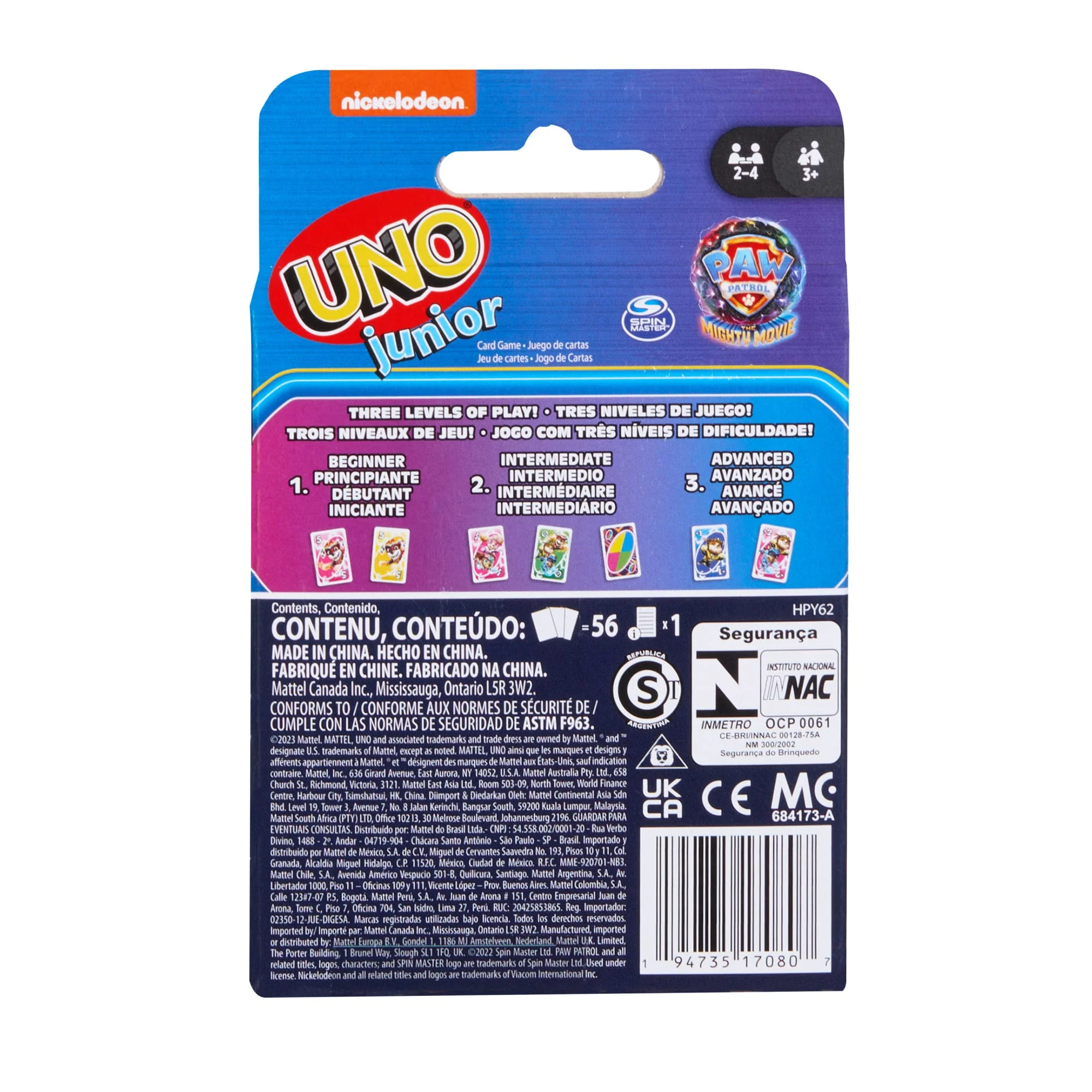 UNO Junior Paw Patrol: The Mighty Movie“ Kartenspiel Für Kinder Für Familienabende, Mit 3 Schwierigkeitsstufen - Image 5