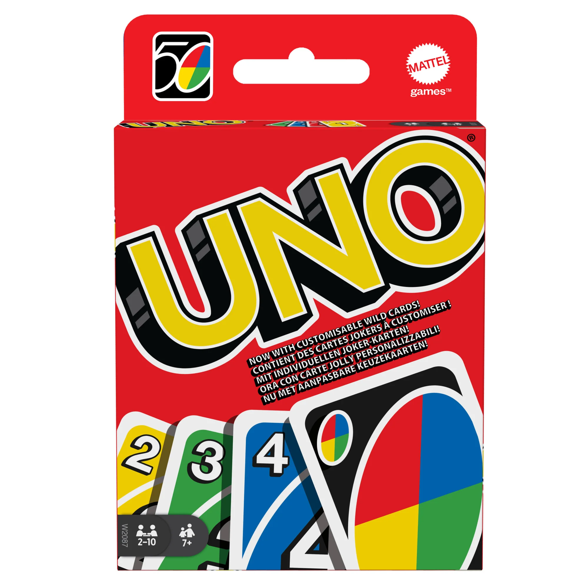 Mattel Games UNO Kartenspiel, Gesellschaftsspiel, Familienspiel, Kinderspiel