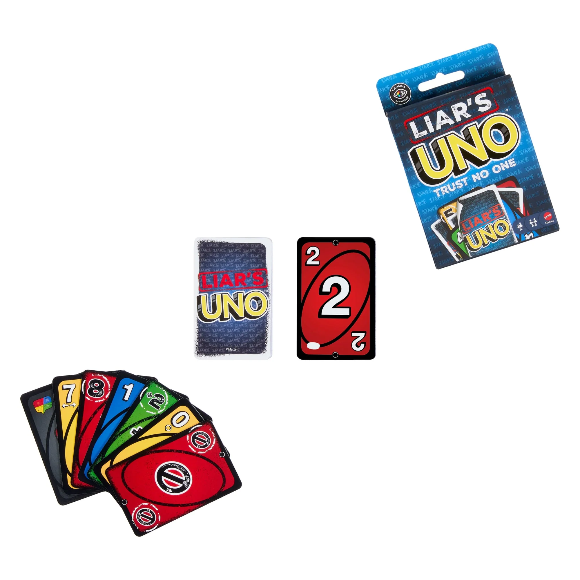 UNO Liar's Jeu De Cartes Pour Adultes, Enfants, Familles, Fêtes Et Soirées Jeux, Jeu D’Astuce Et De Bluff - Image 4