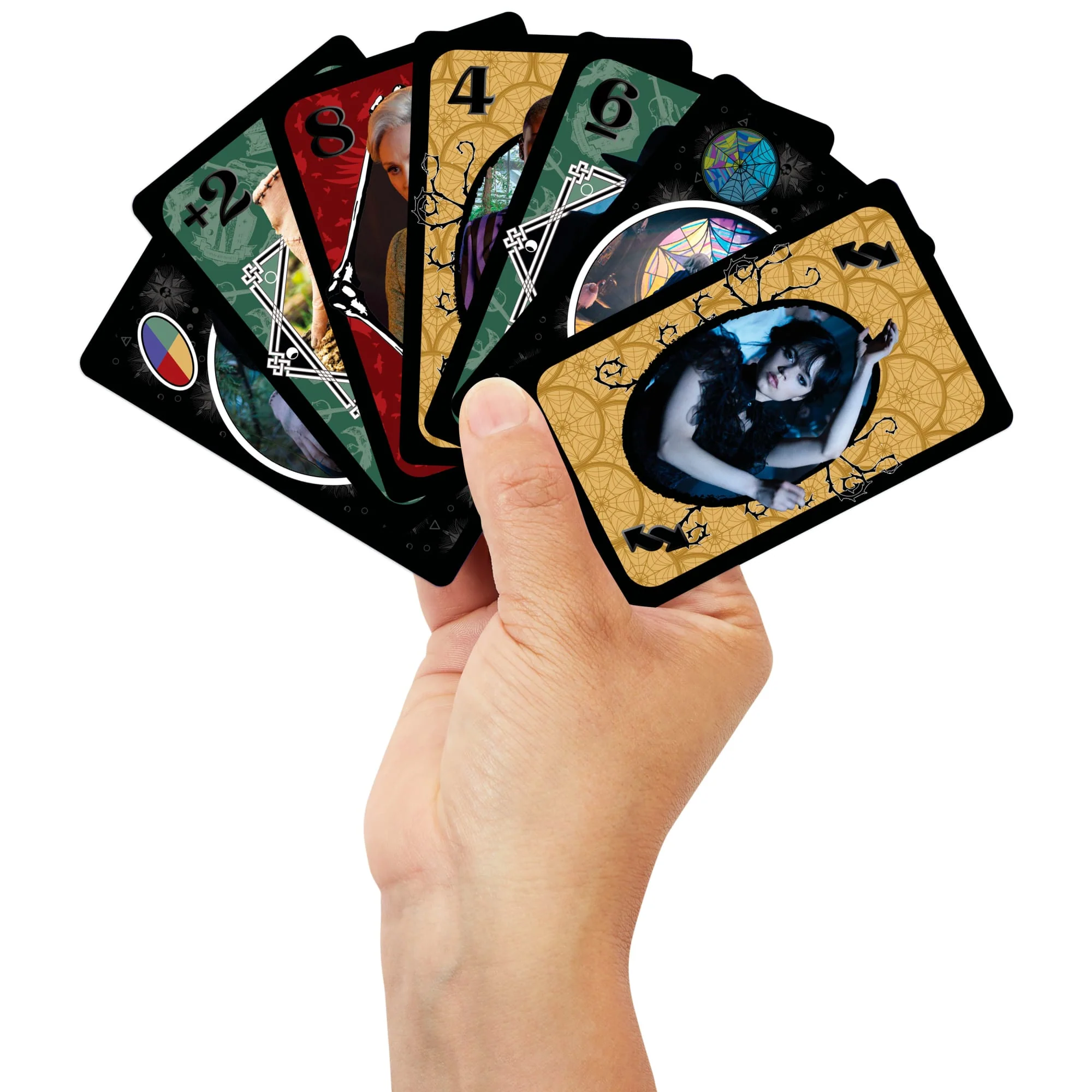 UNO Mercoledì, Gioco Di Carte Per Bambini, Adulti E Famiglie, Giocattolo Da Collezione Ispirato Alla Serie - Image 2