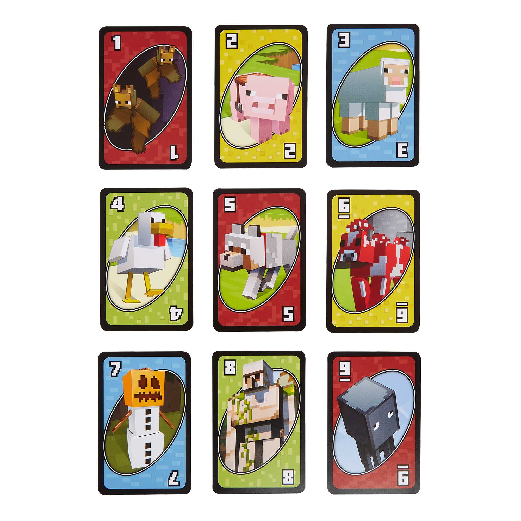 Uno Versione Mincraft, Gioco Di Carte Per Famiglie E Bambini 7+ Anni - Image 4