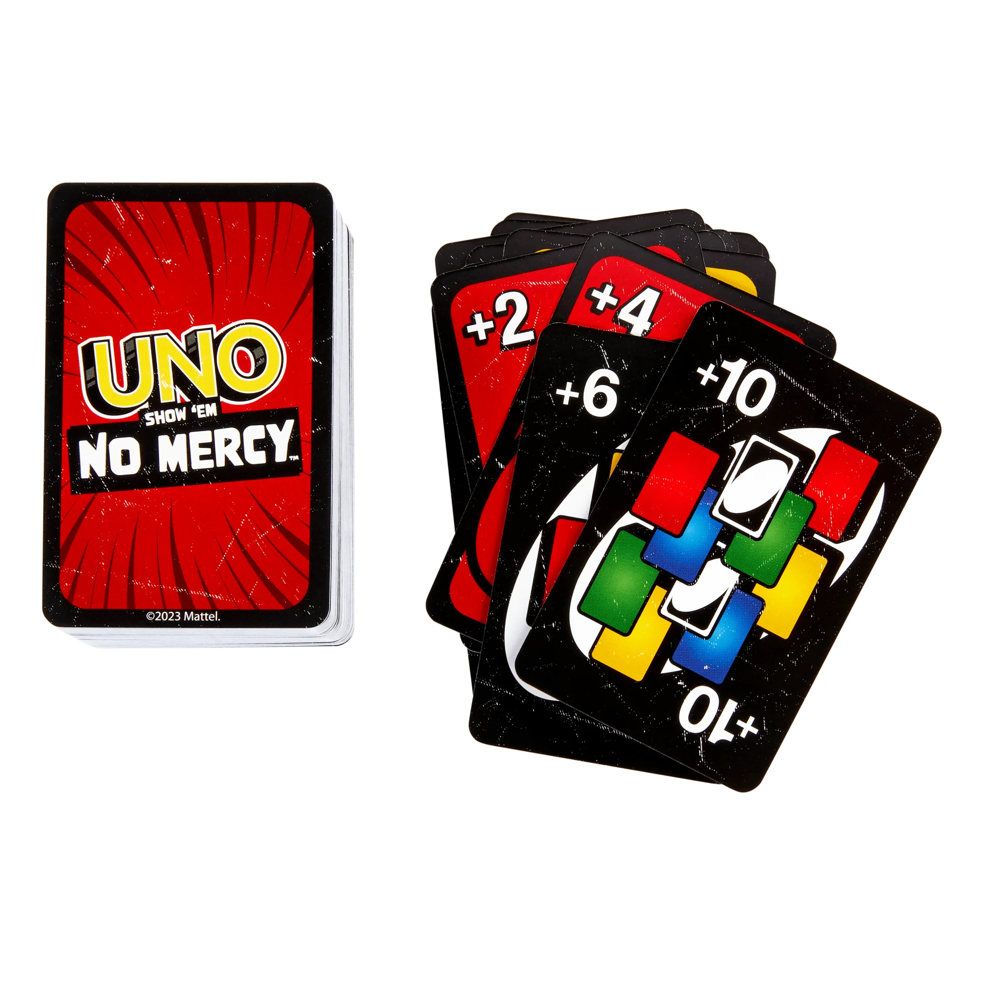 Çocuklara, Yetişkinlere, Aileyle Bir Araya Gelinen Akşamlara, Partilere Ve Seyahatlere Yönelik Uno No Mercy Kart Oyunu - Image 4