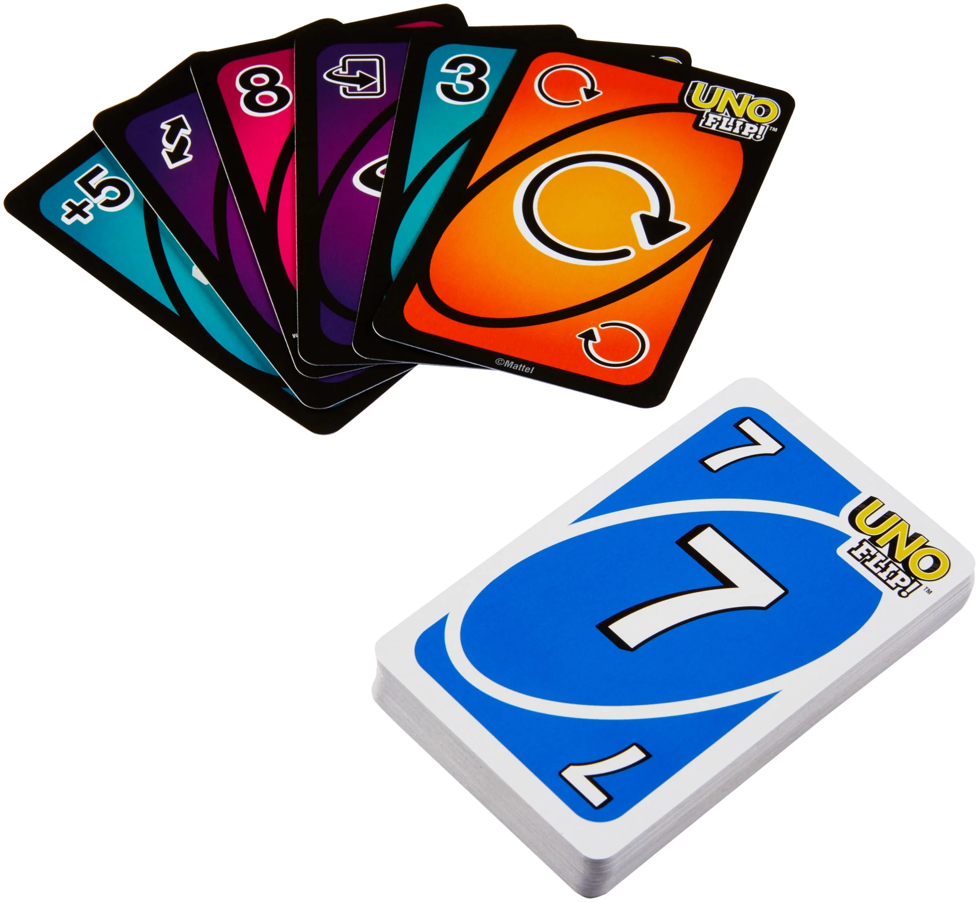 Mattel Games - Uno Flip - Jeu De Cartes Famille - 7 Ans Et + - Image 2