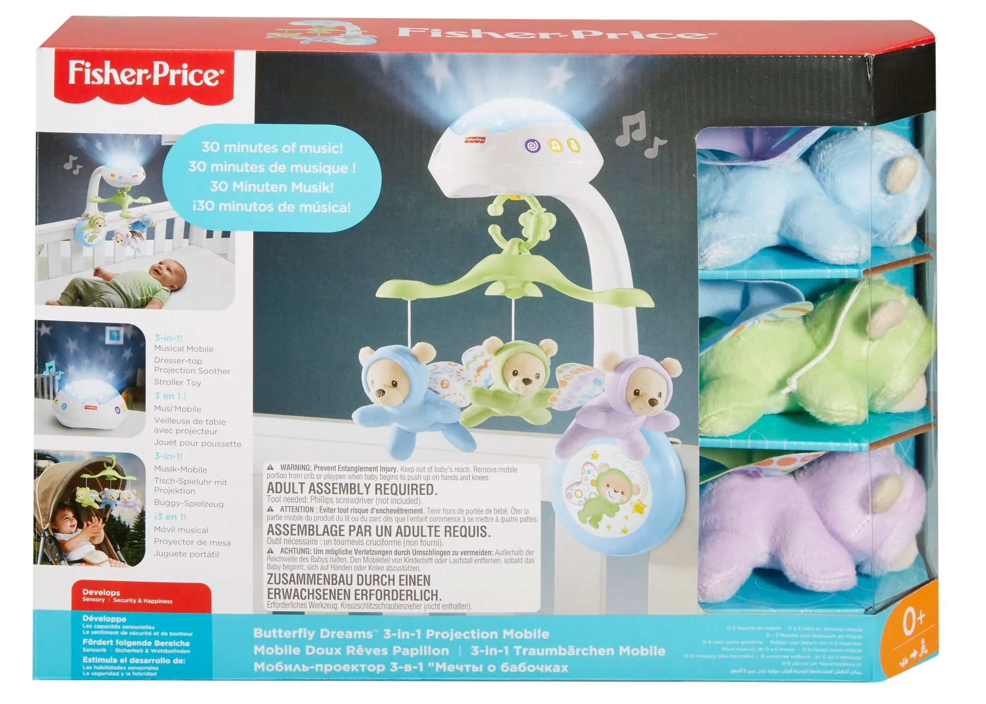 Fisher-Price Vlinderdromen 3-In-1 Projectormobiel - Image 6