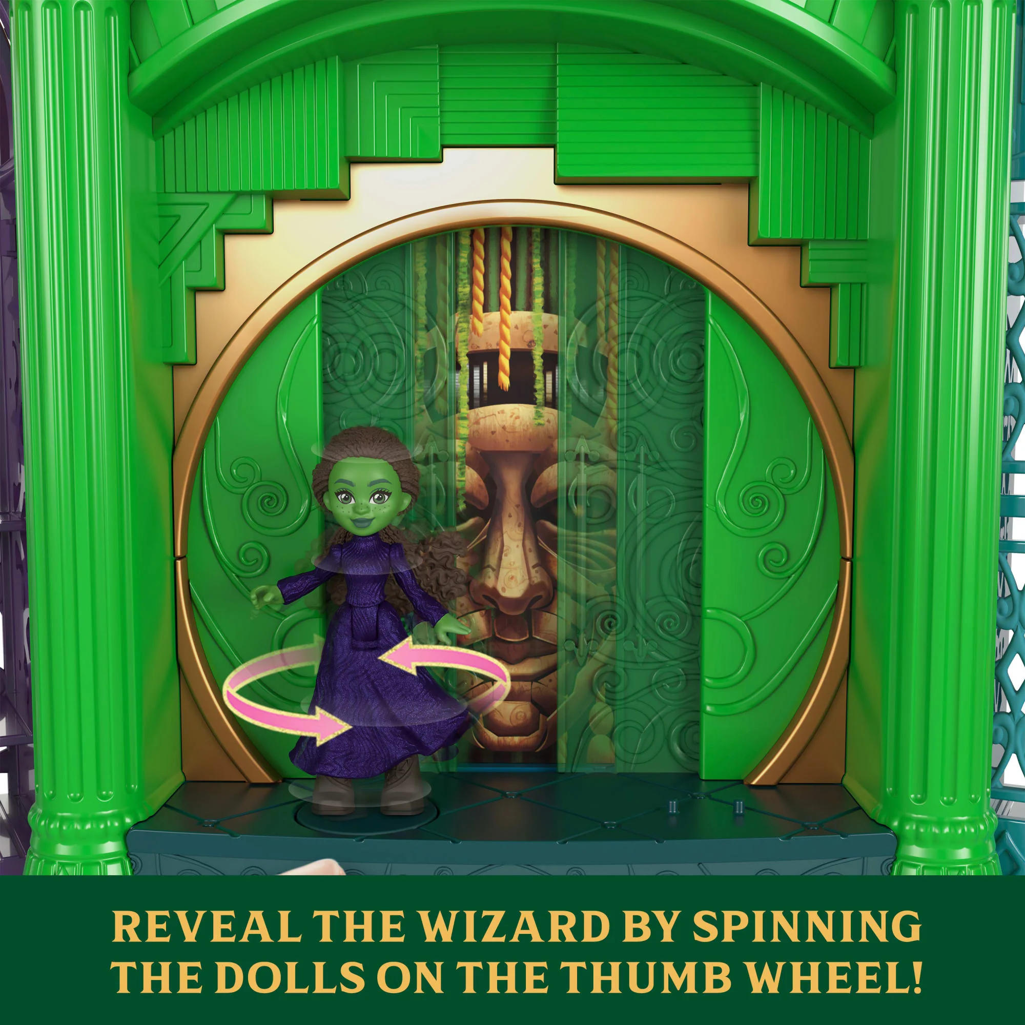 Universal Pictures’ Wicked Emerald City Small Doll Playset With 5 Play Spaces & 15 Accessories - Image 3