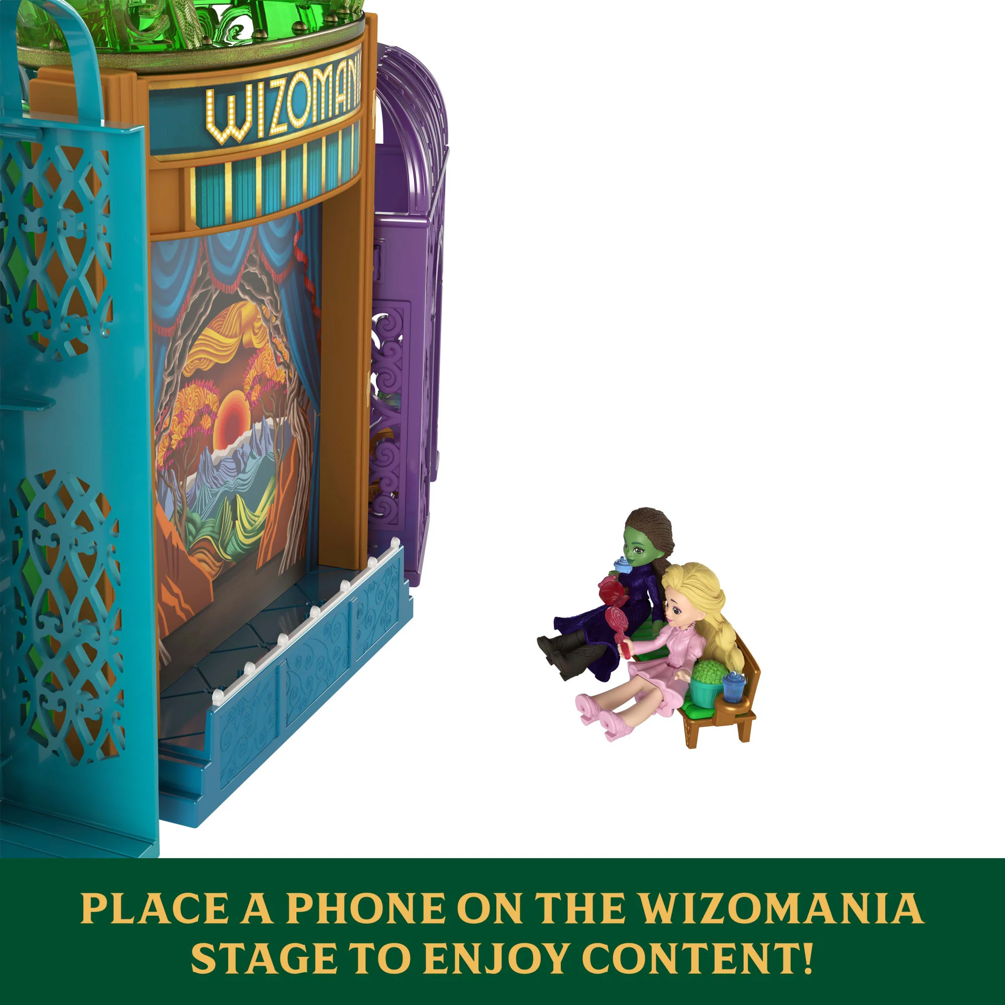 Universal Pictures’ Wicked Emerald City Small Doll Playset With 5 Play Spaces & 15 Accessories - Image 4
