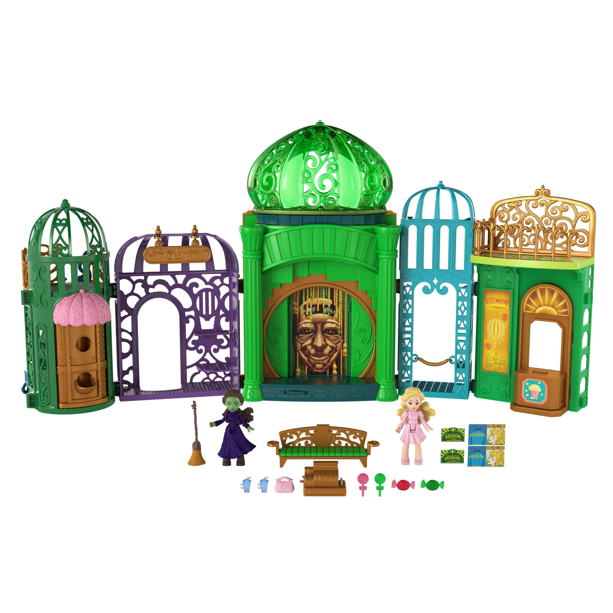 Universal Pictures’ Wicked Emerald City Small Doll Playset With 5 Play Spaces & 15 Accessories - Image 6