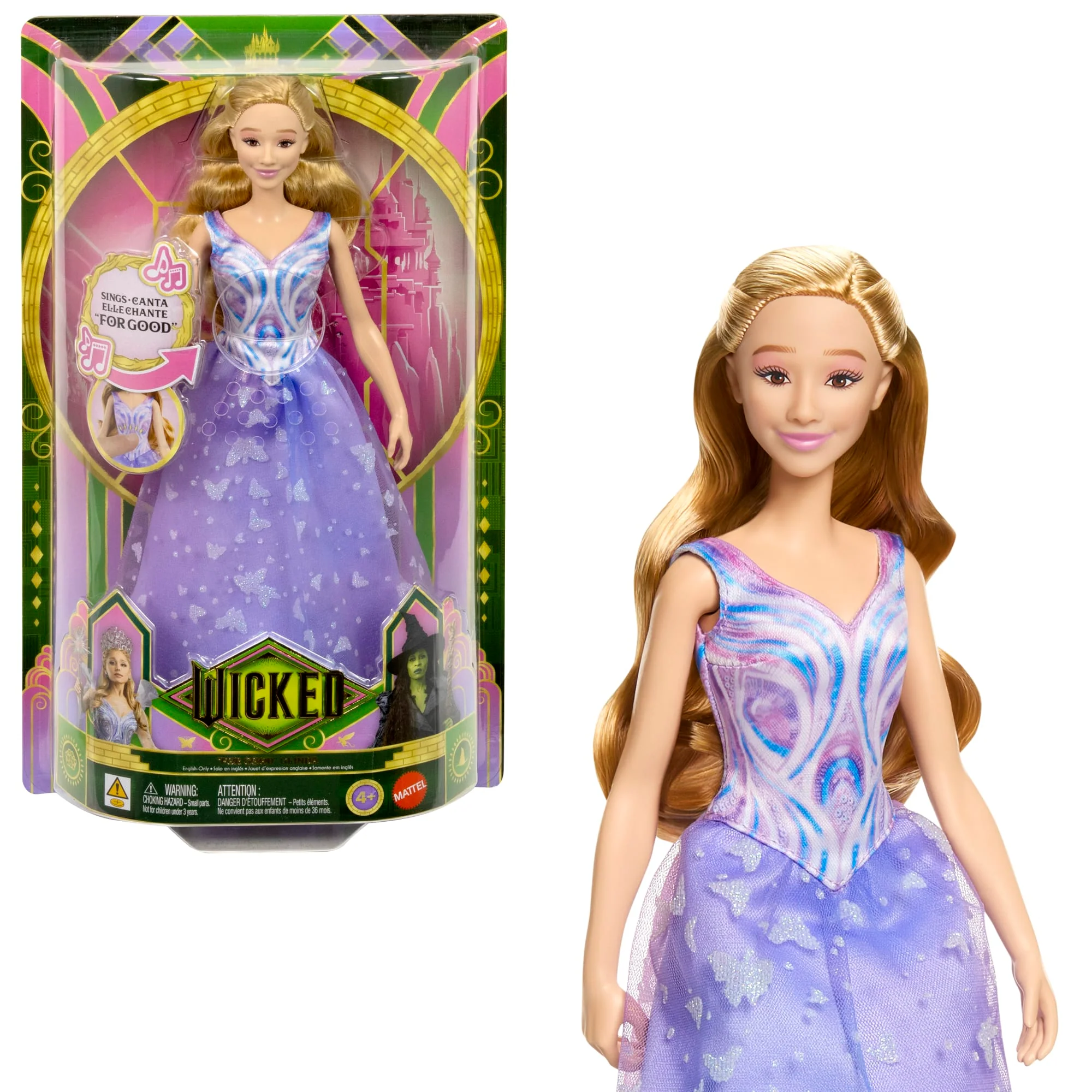 Wicked: For Good Von Universal Pictures Glinda-Puppe, Filmgetreues Outfit, Singt „For Good“