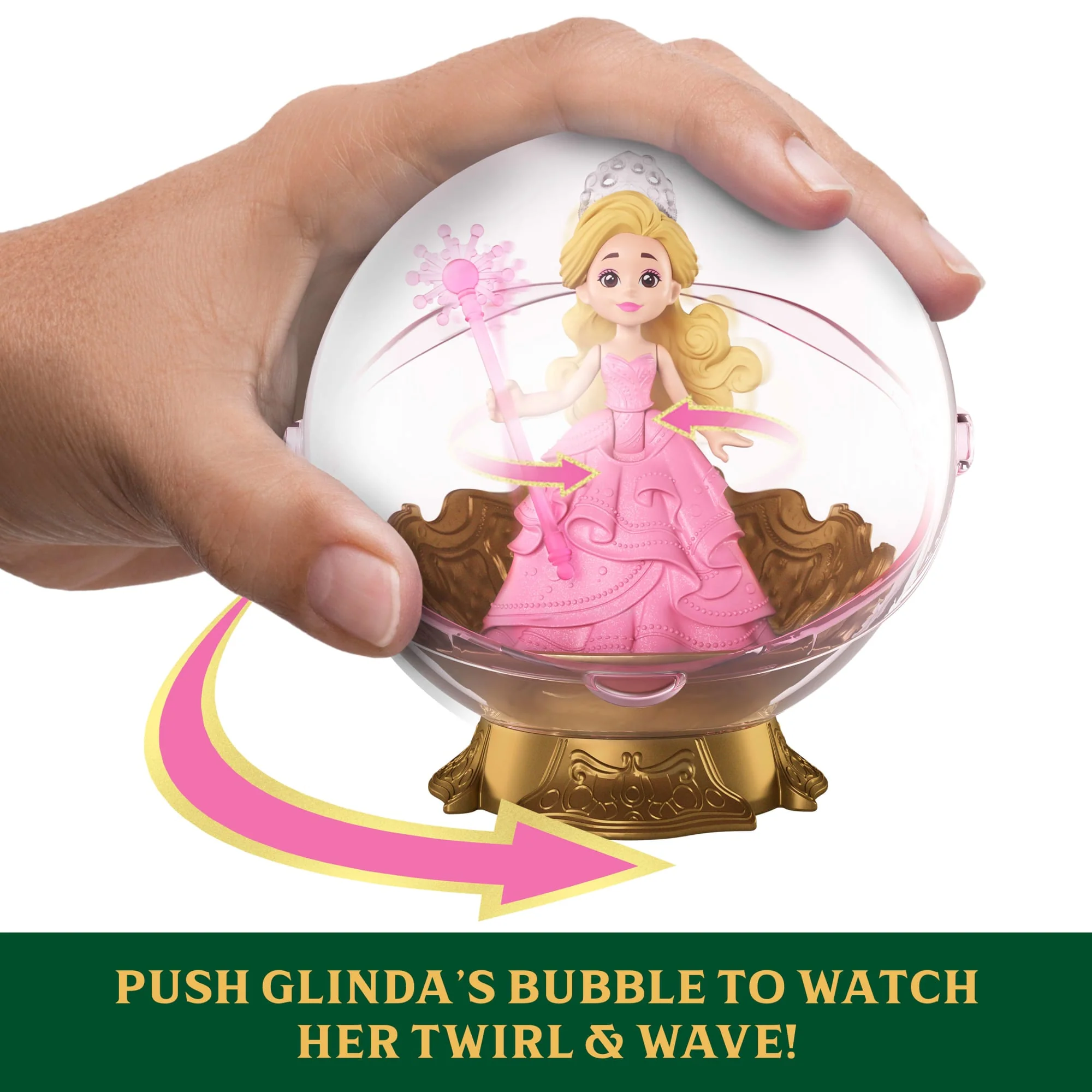 Universal Pictures’ Wicked Glinda's Floating Bubble Toy With Vehicle & Glinda Small Doll - Image 2