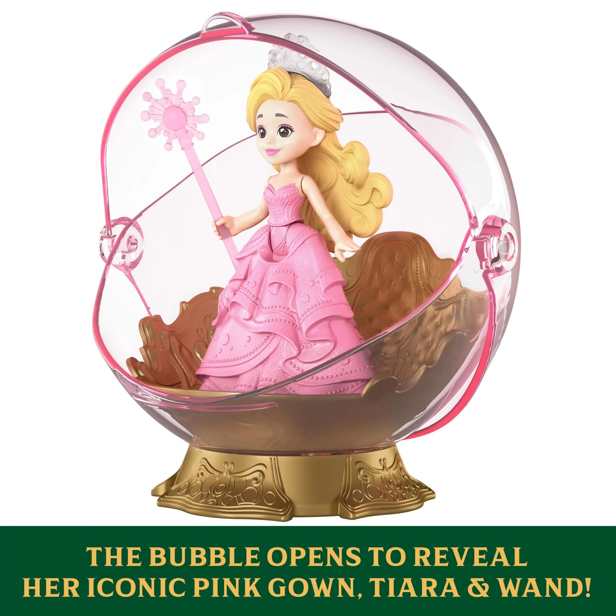 Universal Pictures’ Wicked Glinda's Floating Bubble Toy With Vehicle & Glinda Small Doll - Image 4