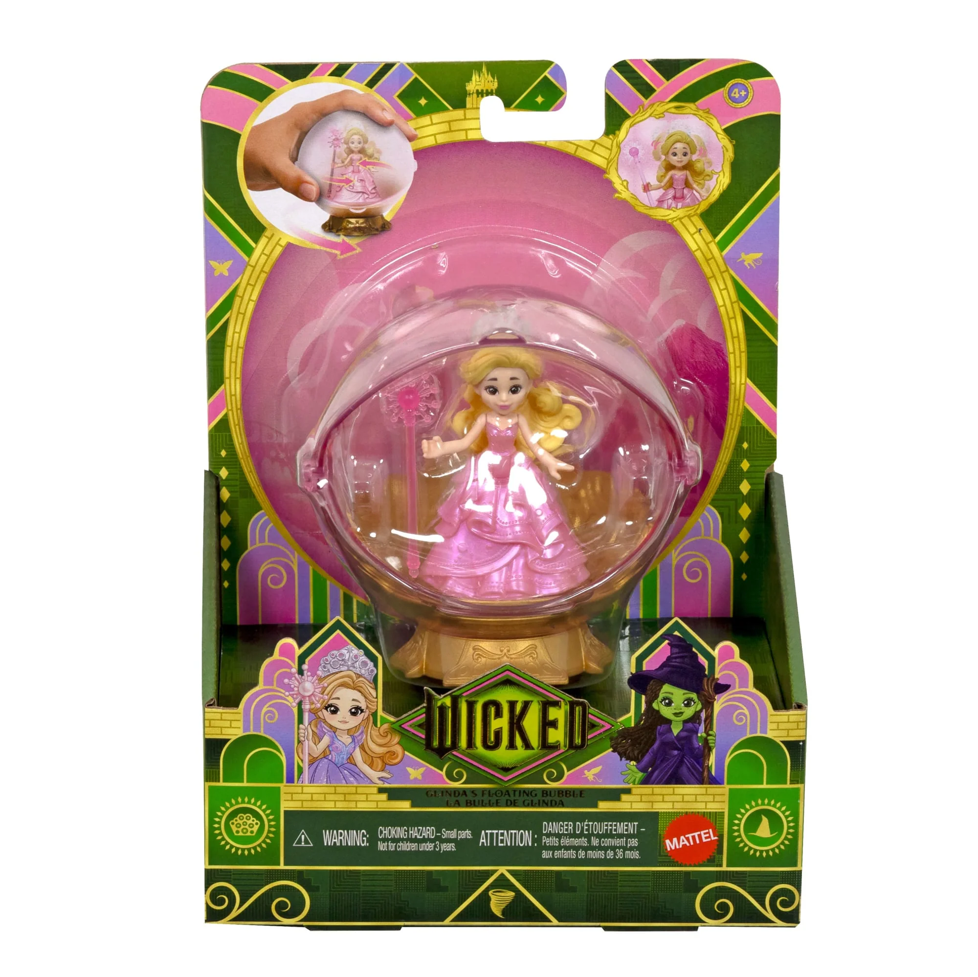 Universal Pictures’ Wicked Glinda's Floating Bubble Toy With Vehicle & Glinda Small Doll - Image 5