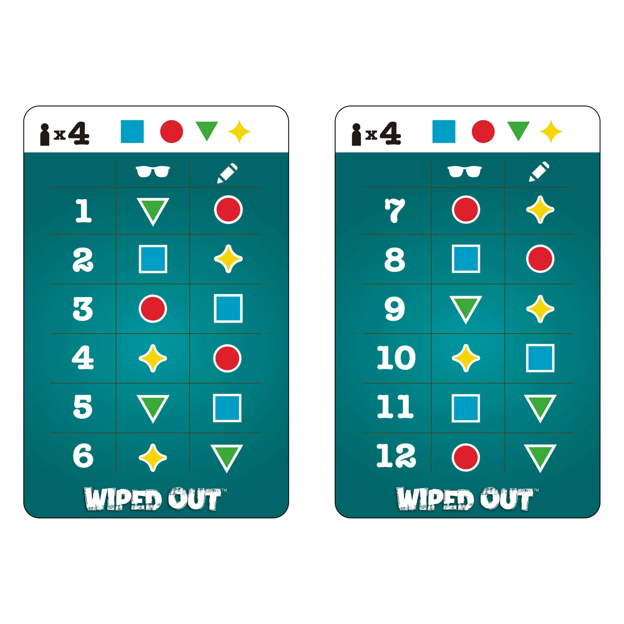 Wiped Out Partyspiel, Ratespiel Für Familien, Teenager, Erwachsene Mit Löschbaren Hinweisen Und Brille Für 3 Bis 6 Spieler - Image 3