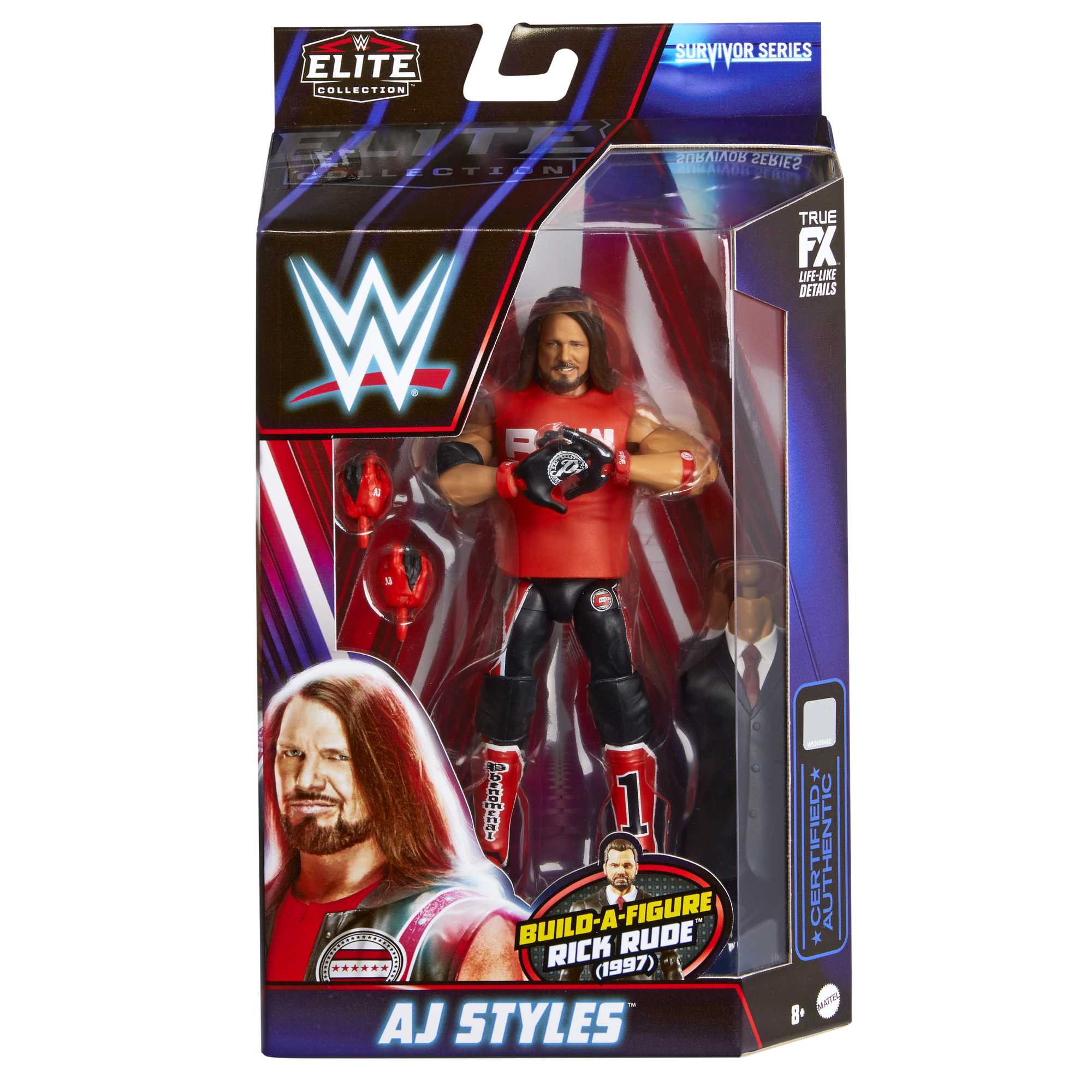 WWE AJ Styles Survivor Series Elite Collection Action Figure - Image 6