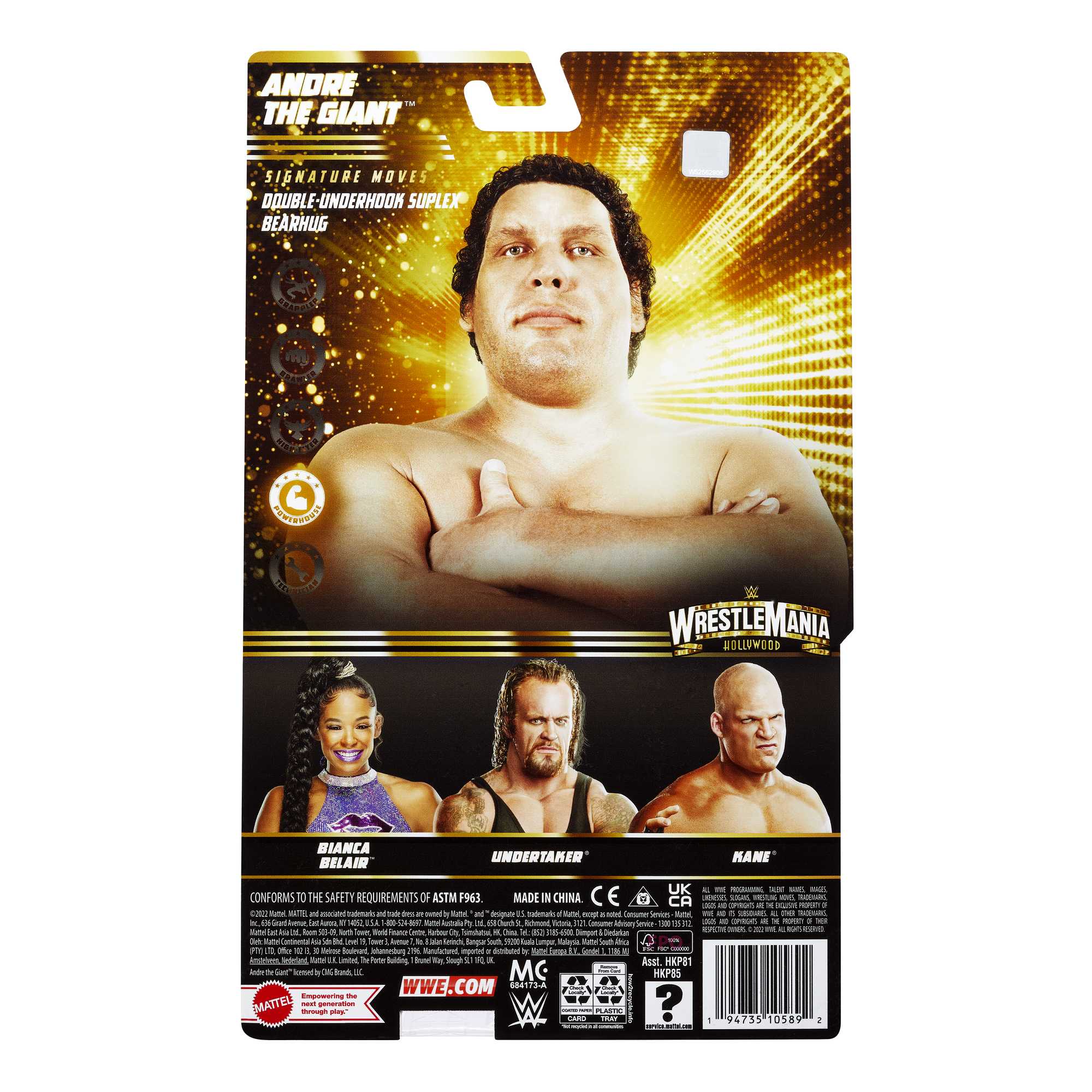 WWE Andre the Giant WrestleMania Action Figure - Image 6