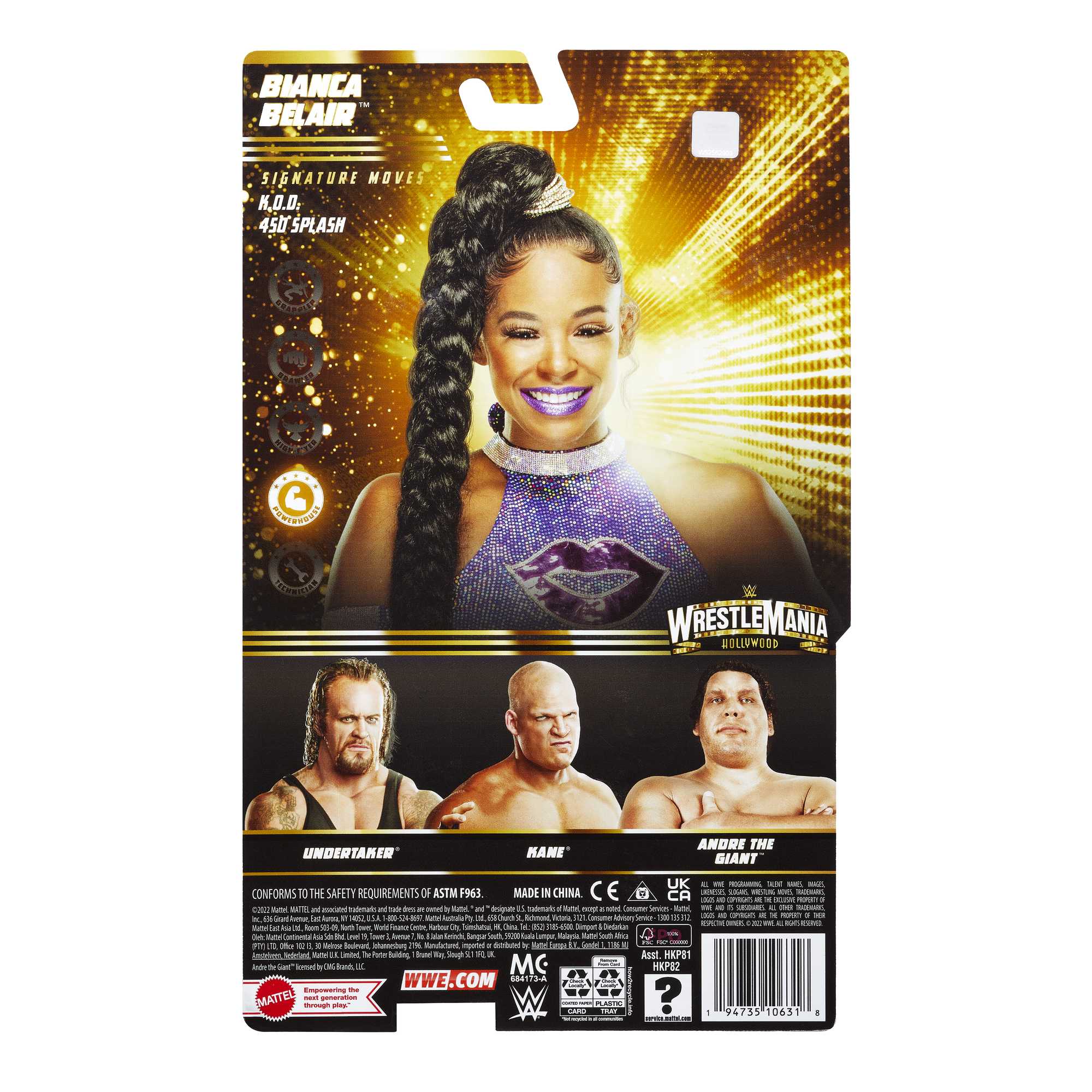 WWE Bianca Belair WrestleMania Action Figure - Image 6