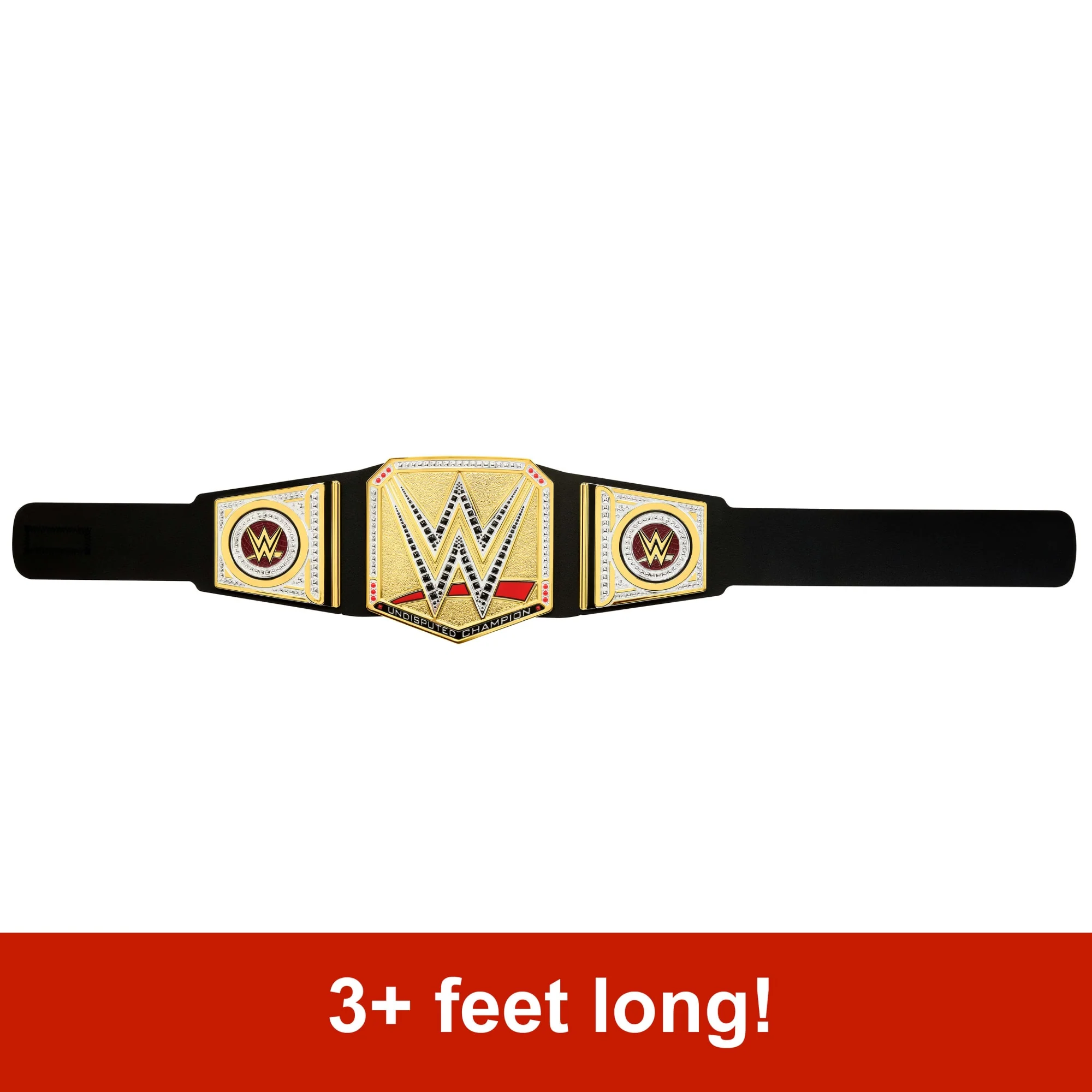 WWE Championship Title, Undisputed WWE Universal Role-Play & Costume, Leather-Like Belt - Image 4