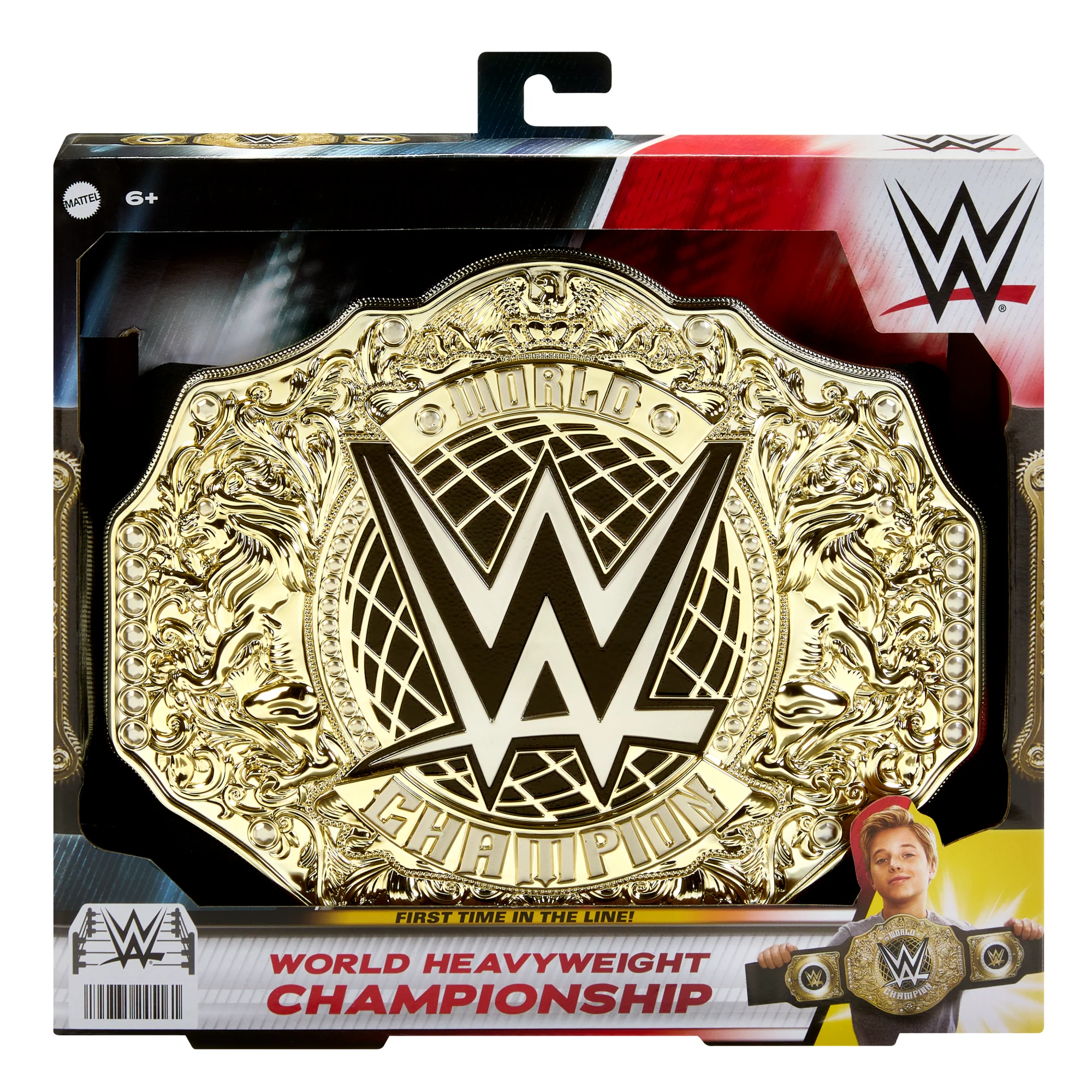 WWE Championship Title, World Heavyweight Role-Play & Costume, Leather-Like Belt - Image 5
