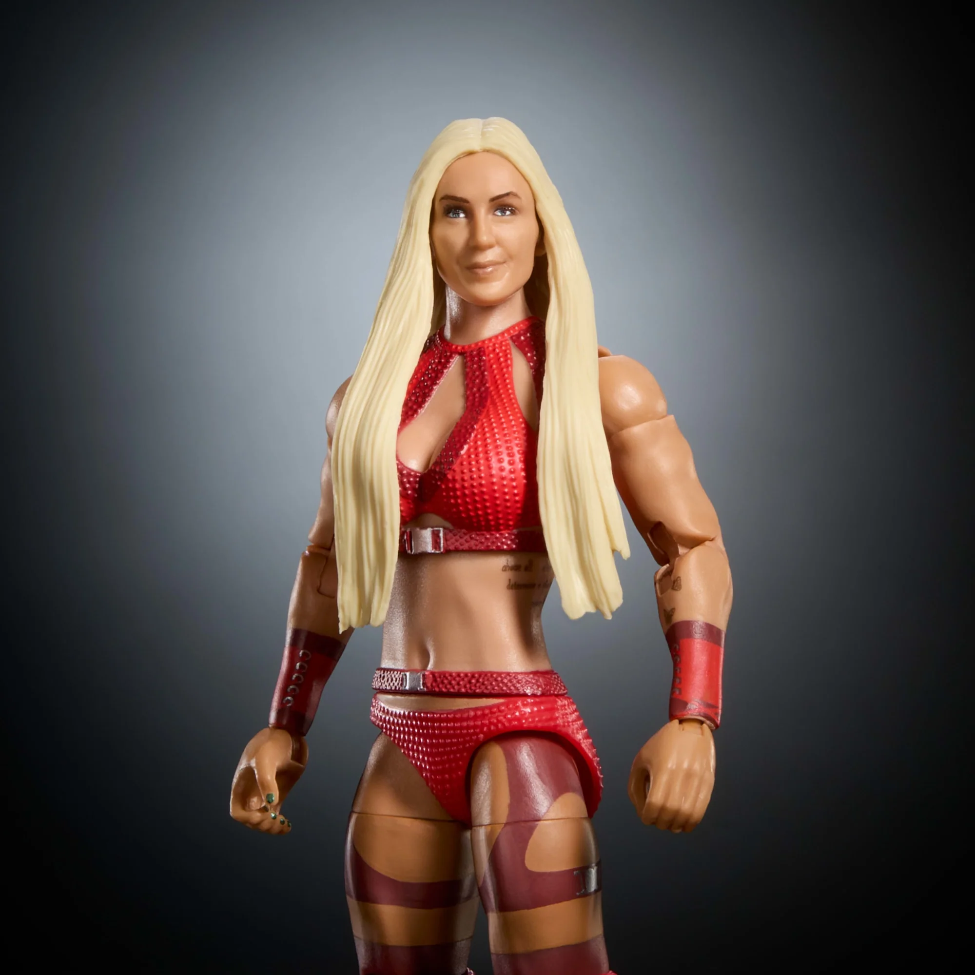 WWE Elite Collection Premium Live Event Charlotte Flair Action Figure Set, Summerslam Collectible - Image 4