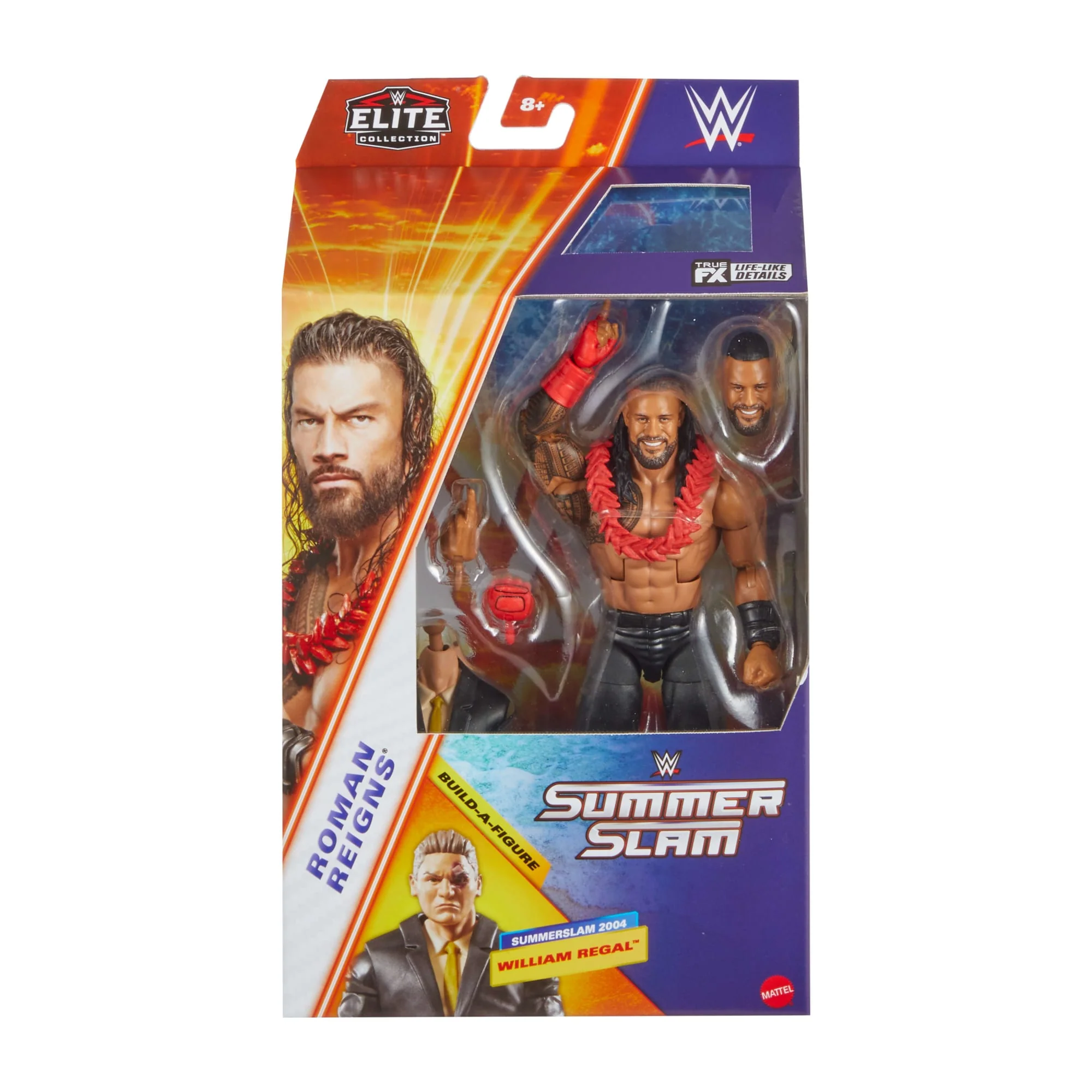 WWE Elite Collection Premium Live Event Roman Reigns Action Figure Set, Summerslam Collectible - Image 2