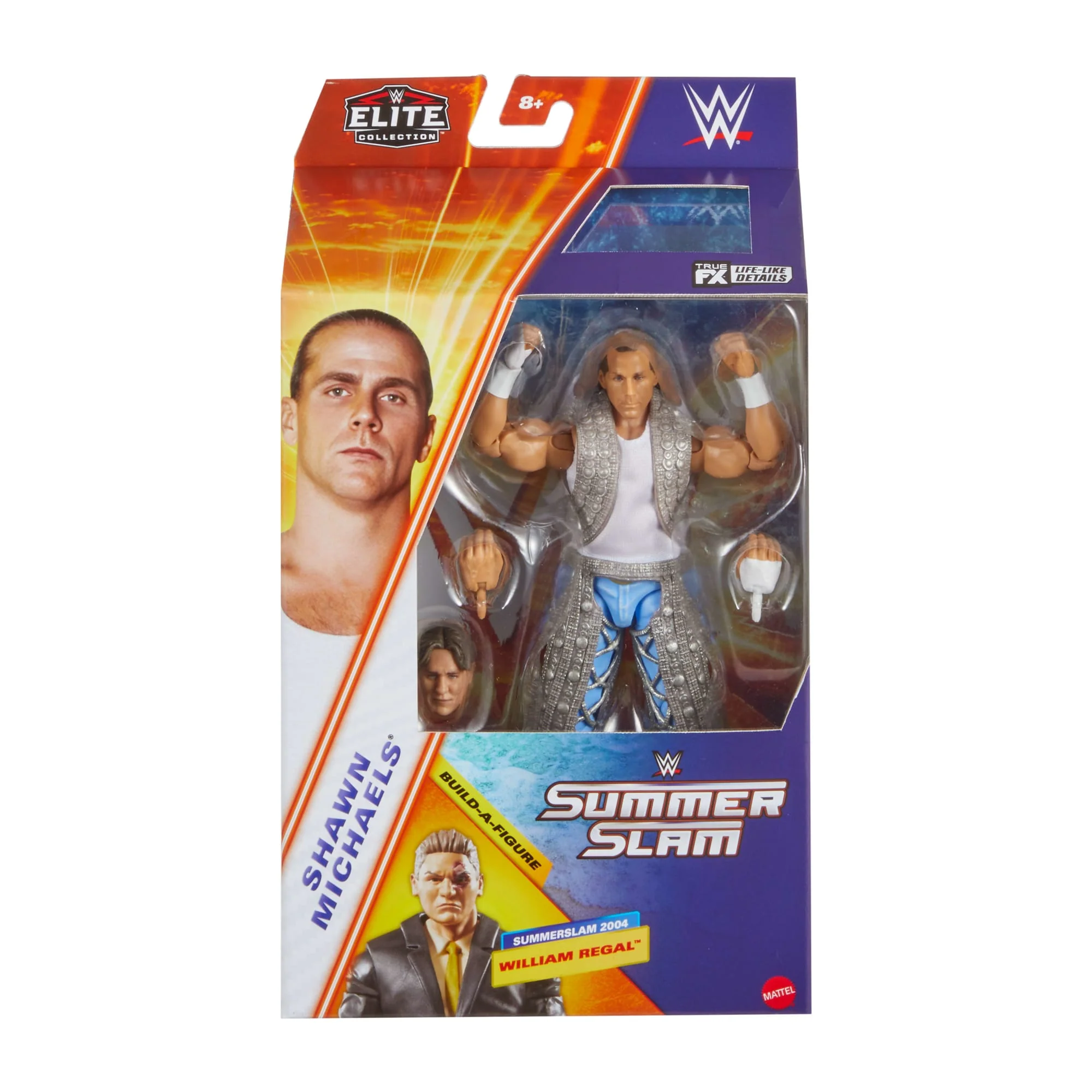 WWE Elite Collection Premium Live Event Shawn Michaels Action Figure Set, Summerslam Collectible - Image 2