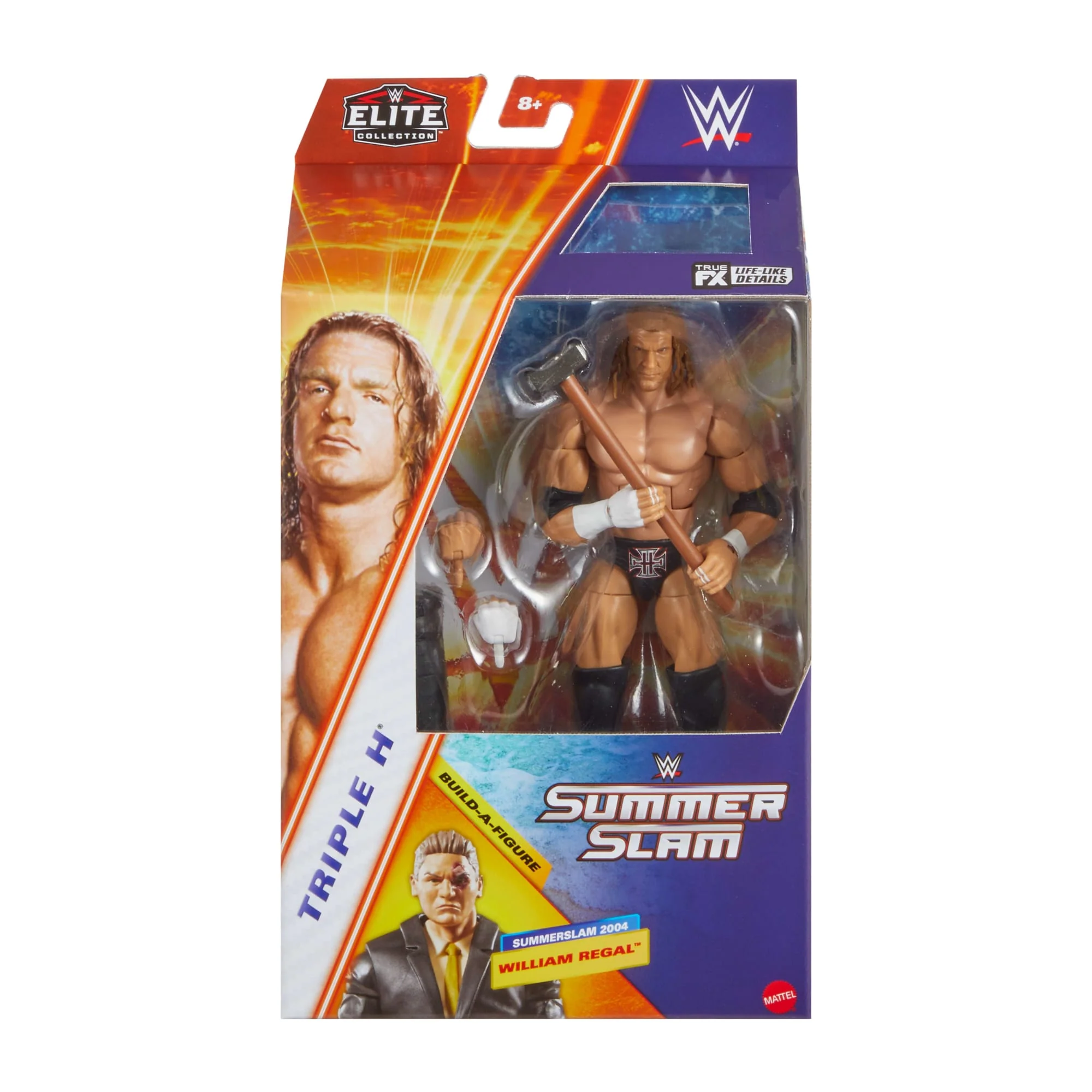 WWE Elite Collection Premium Live Event Triple H Action Figure Set, Summerslam Collectible - Image 2