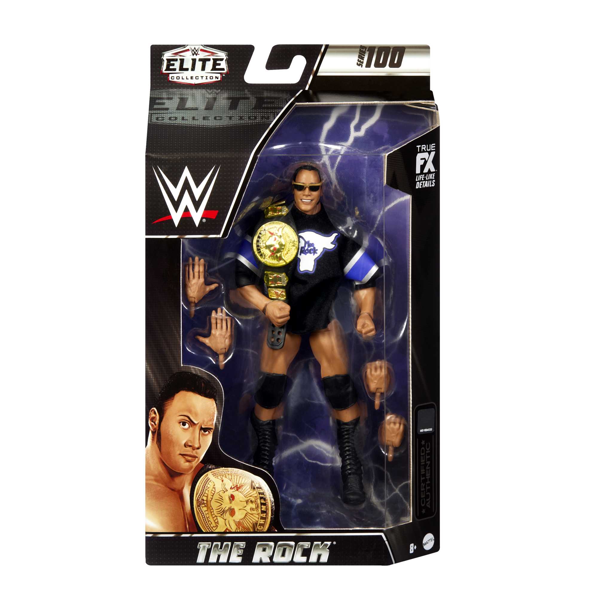 WWE Elite Collection The Rock Action Figure - Image 6