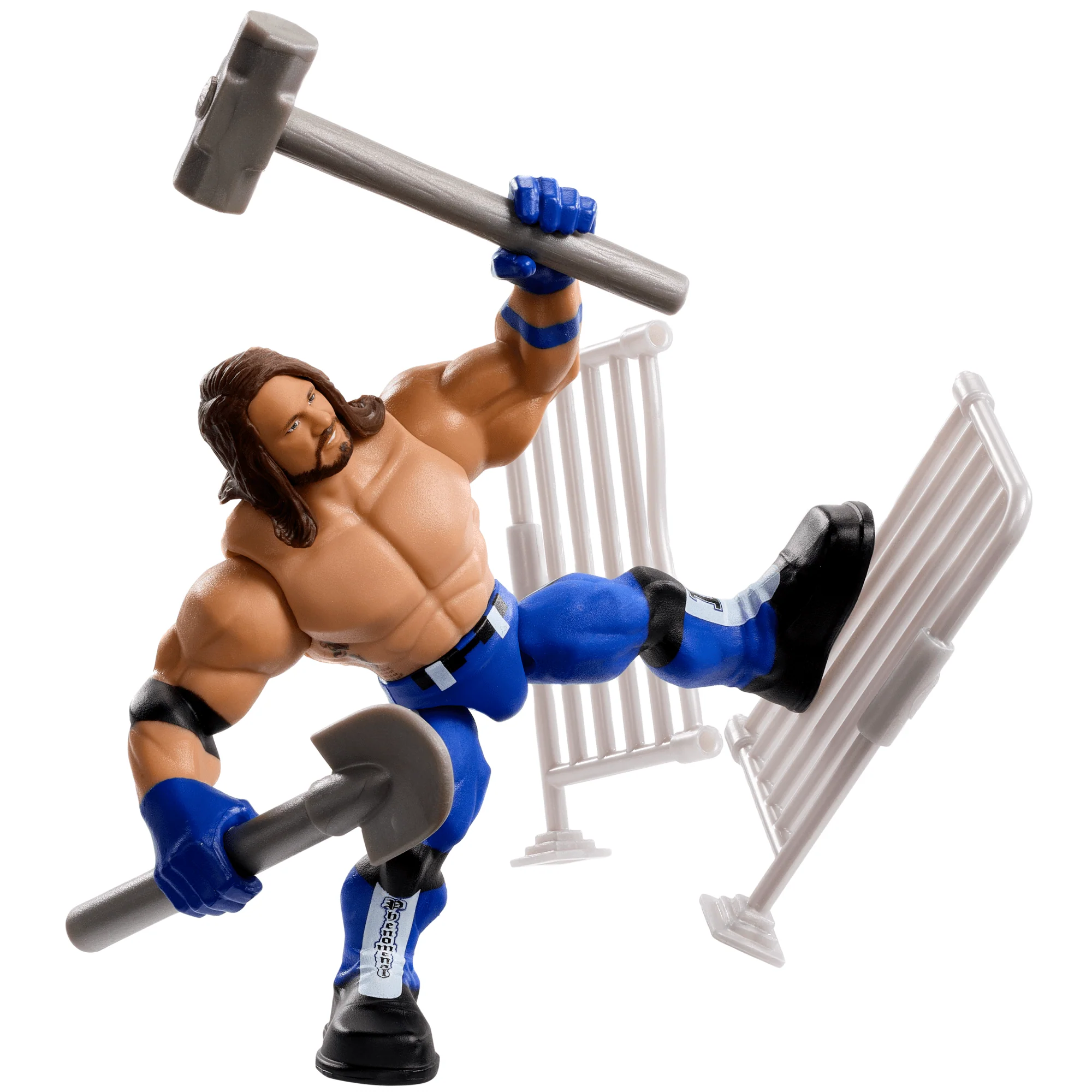 WWE Güçlü Güreşçiler Aksiyon Figürleri Ve Aksesuarlar, Hareketli 8 Cm'Lik Figürler (Stiller Çeşitlilik Gösterebilir) - Image 7