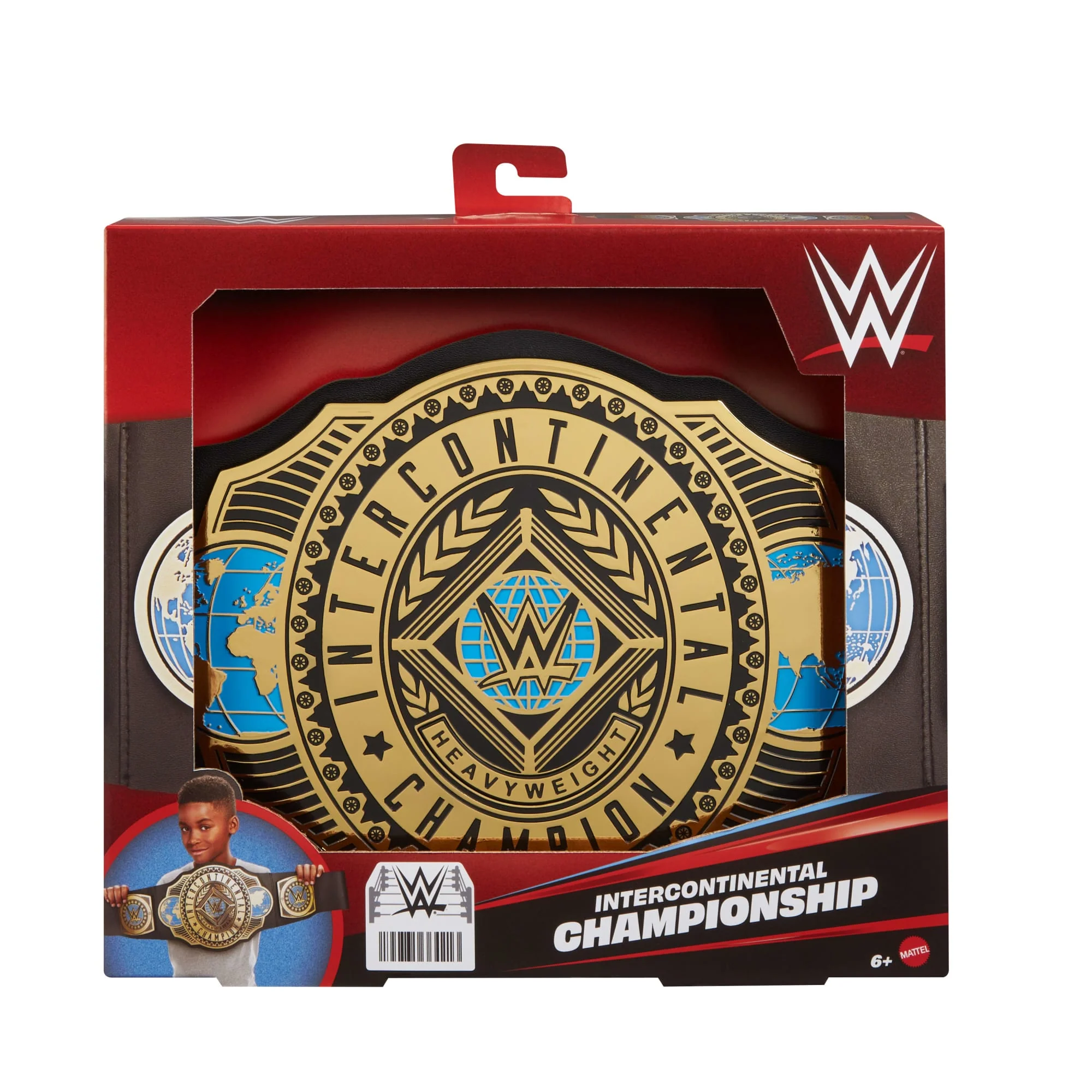 WWE Championship Intercontinental Champion Title, Kid-Sized Role-Play & Costume Belt Accessory - Image 4
