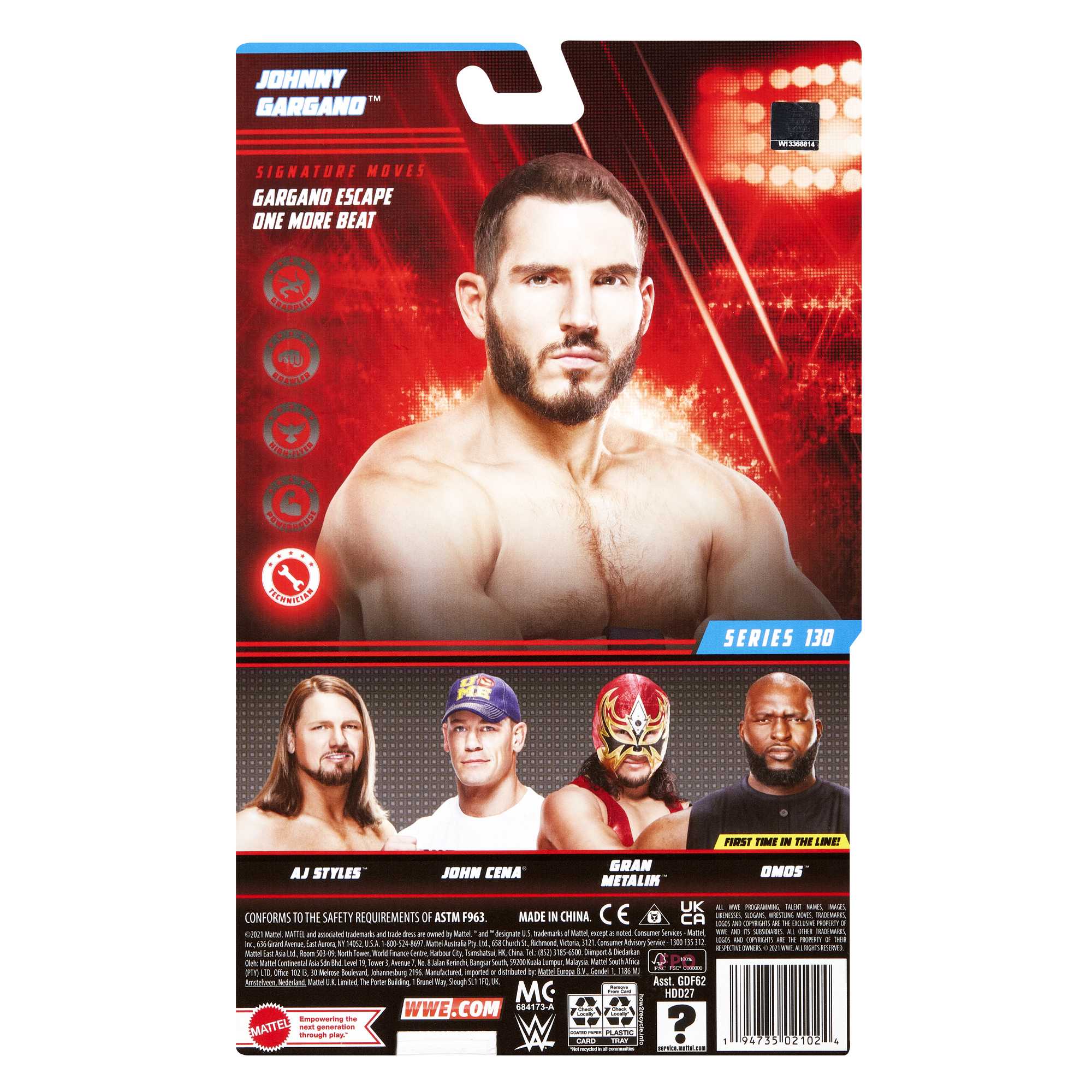 WWE Johnny Gargano Action Figure - Image 6