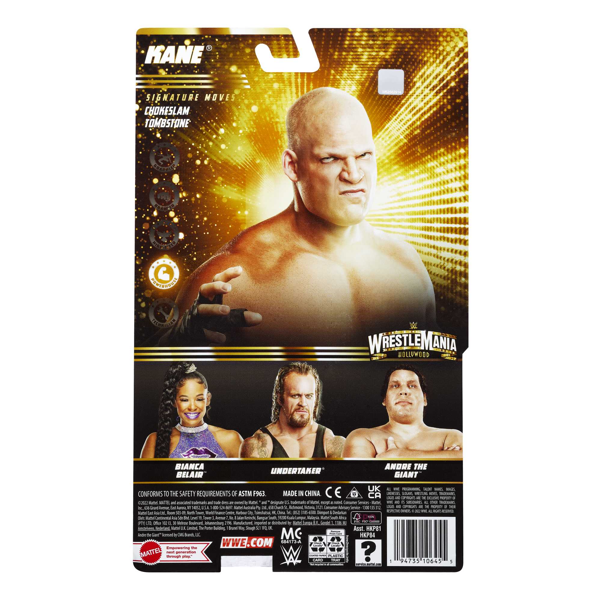 WWE Kane WrestleMania Action Figure - Image 6