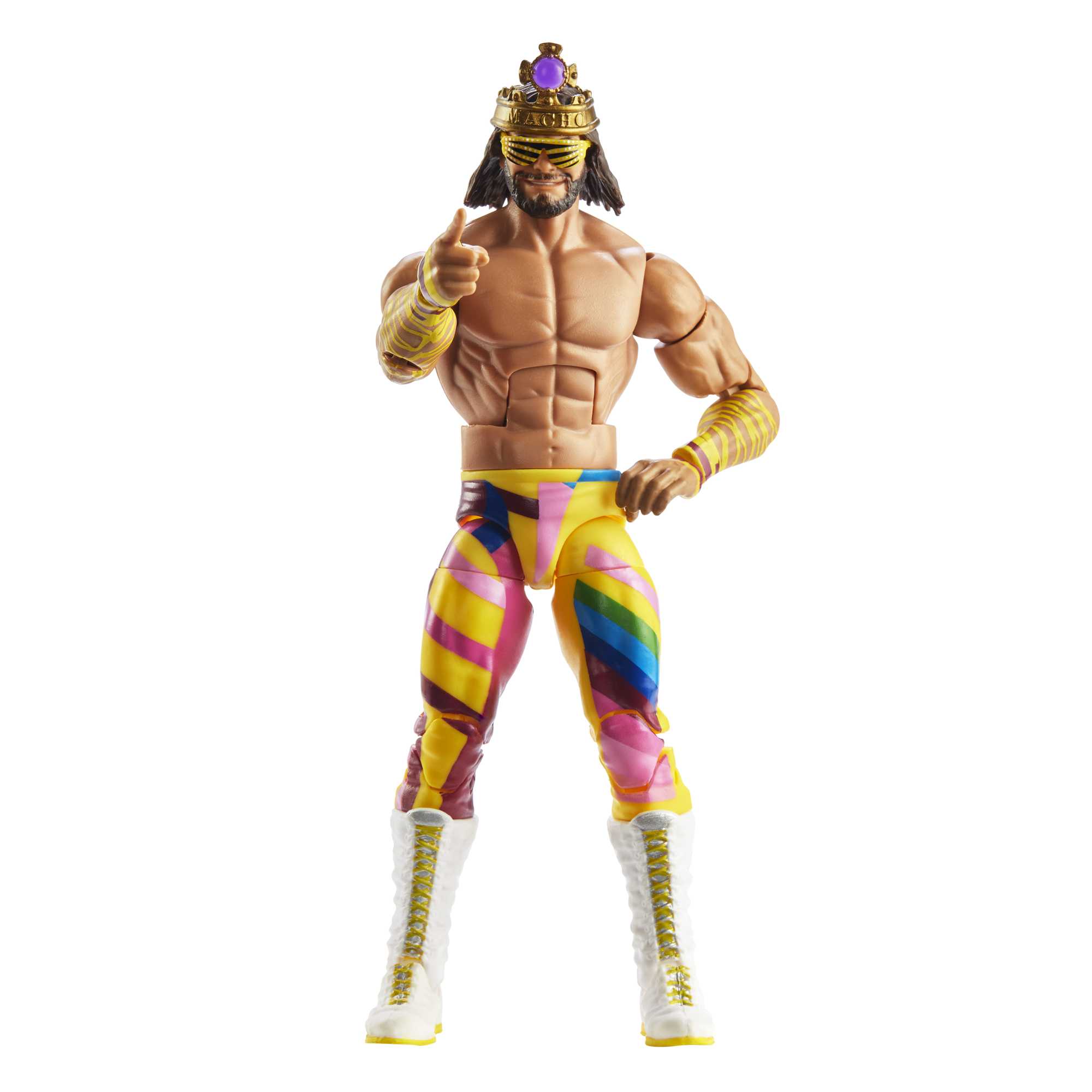 WWE Macho King Randy Savage WrestleMania Elite Collection Action Figure - Image 4