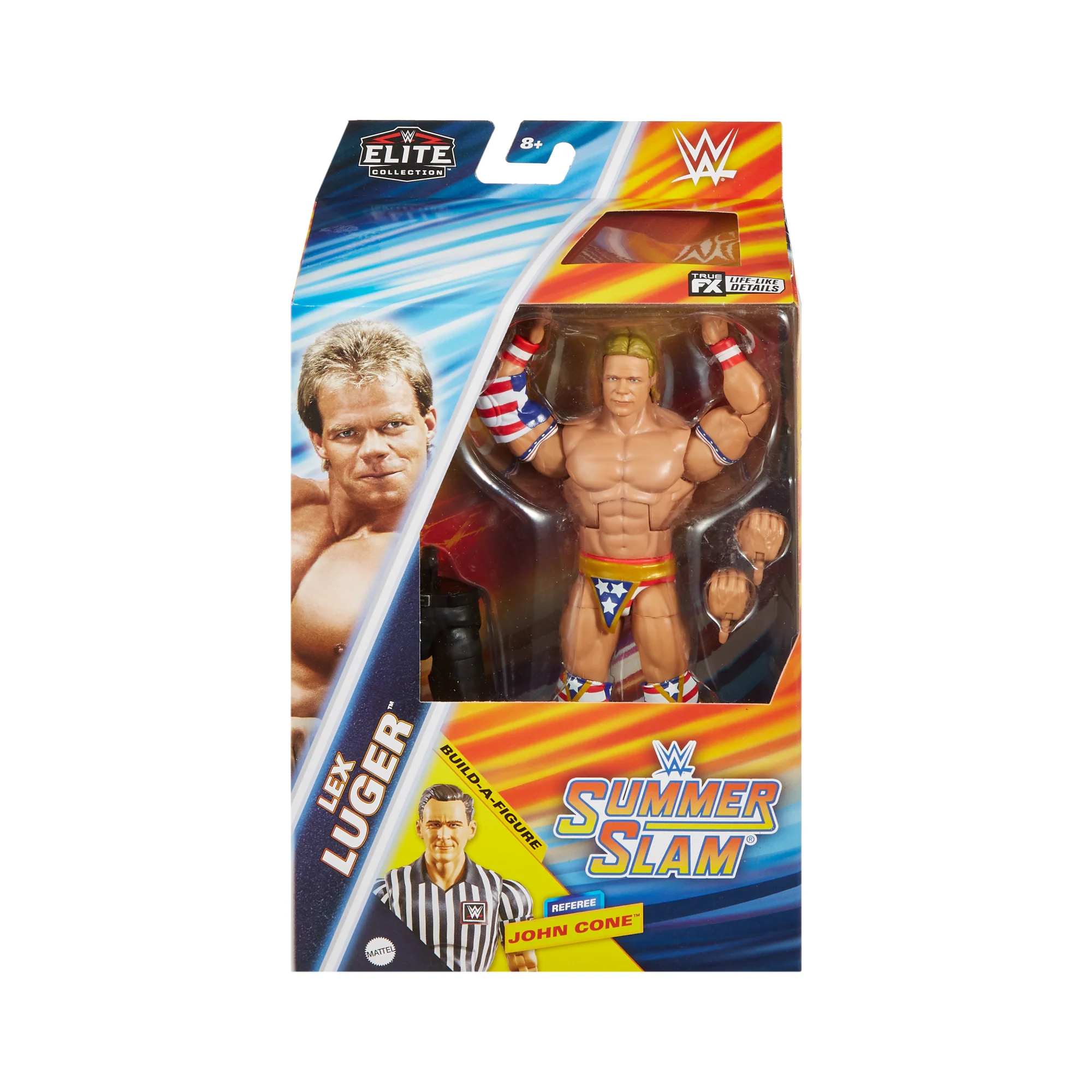 WWE Action Figure Elite Collection Summerslam Lex Luger With Build-A-Figure - Image 2