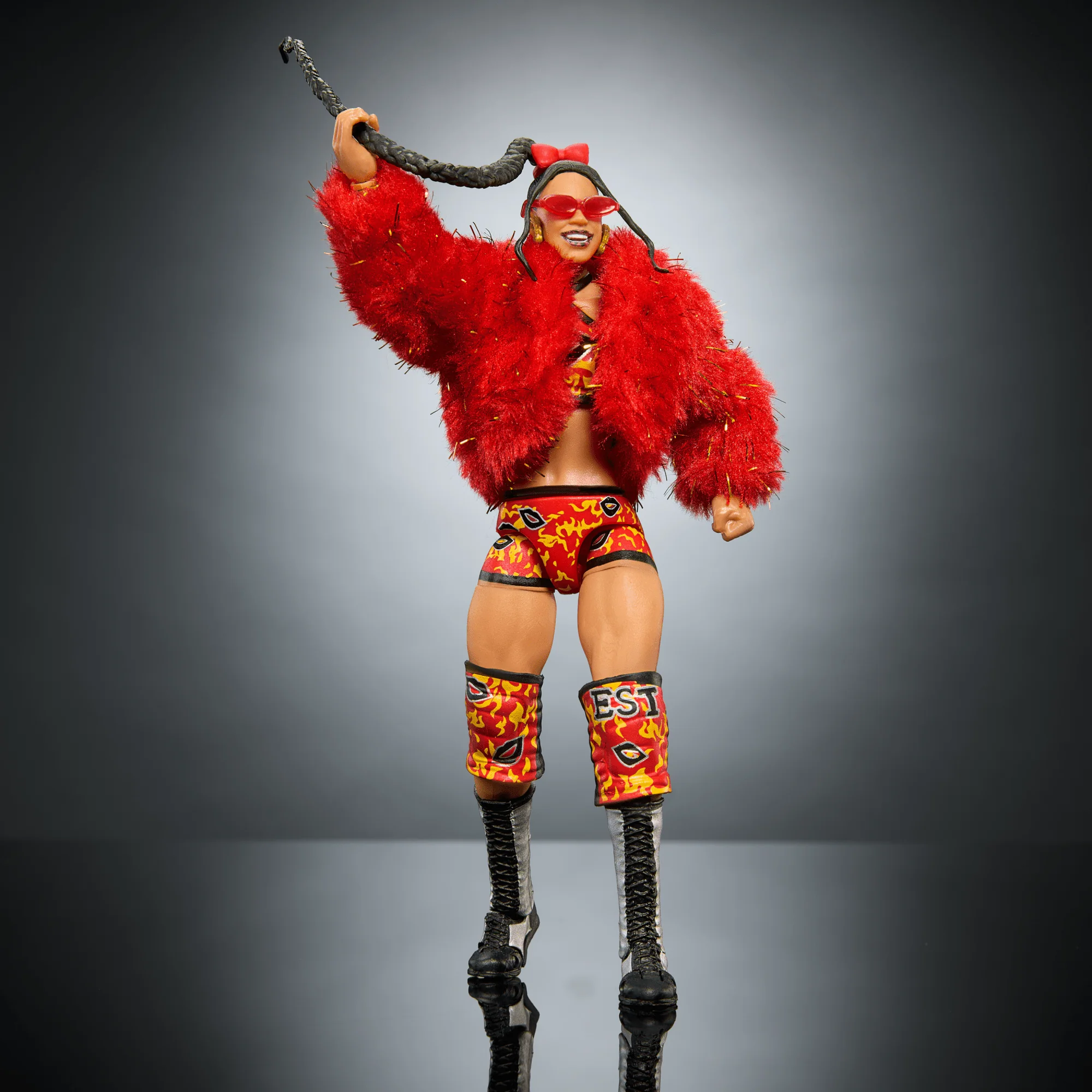 WWE Ultimate Edition Bianca Belair Action Figure & Accessories Set, 6-Inch Collectible, 30 Articulation Points - Image 4