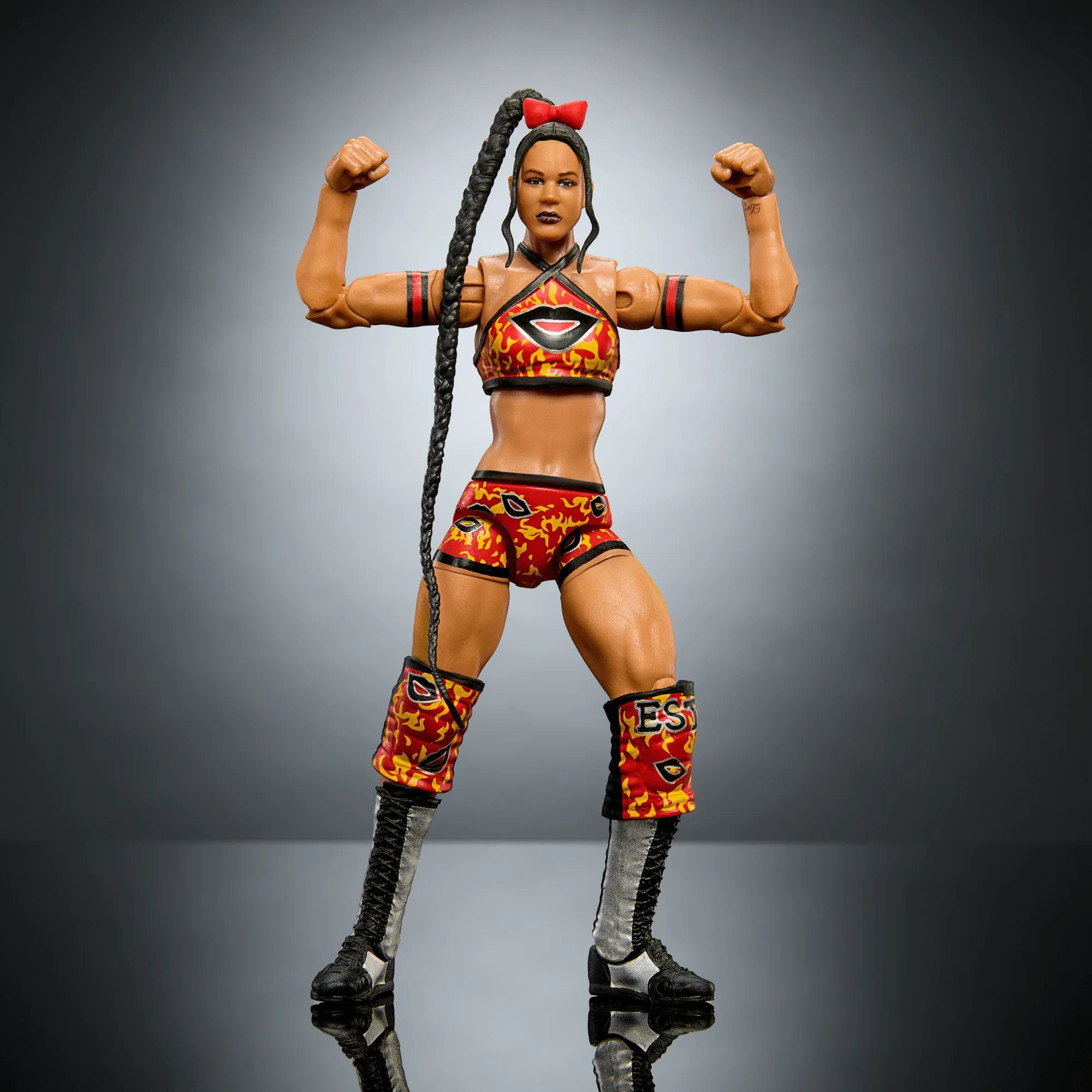 WWE Ultimate Edition Bianca Belair Action Figure & Accessories Set, 6-Inch Collectible, 30 Articulation Points - Image 5