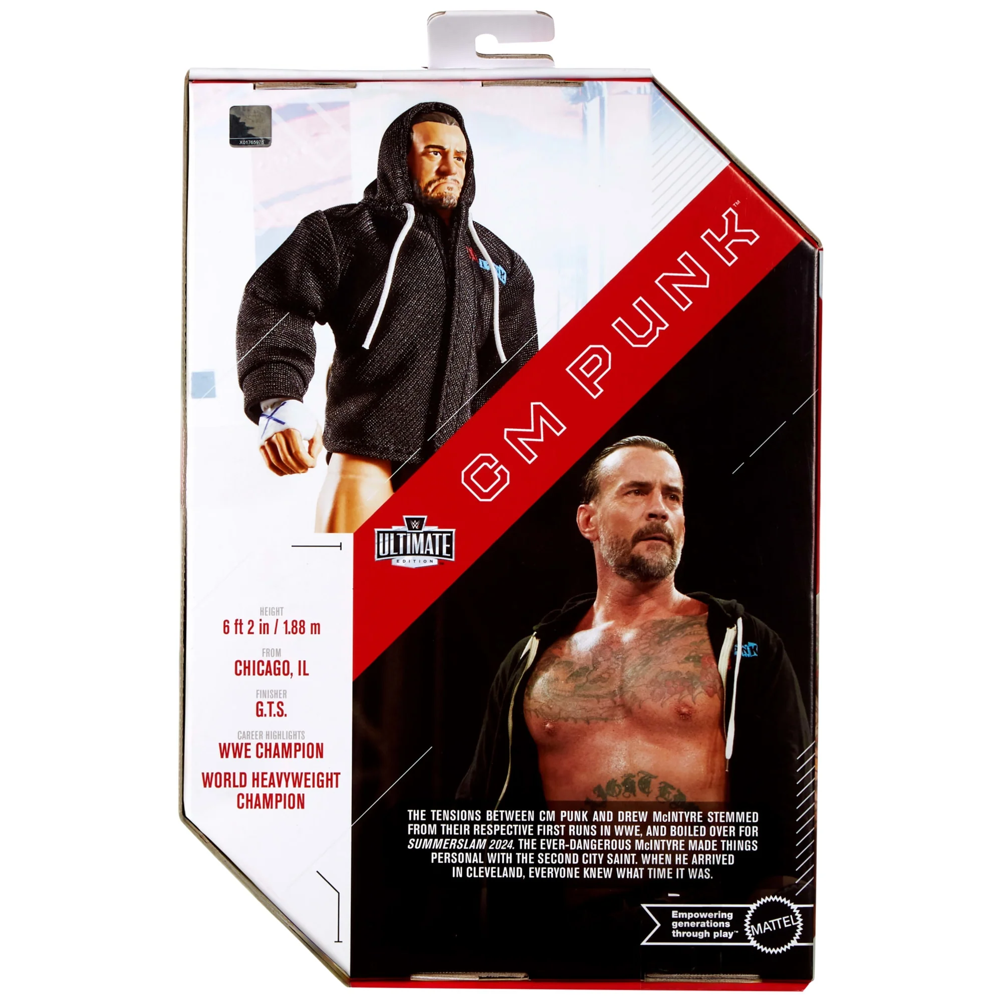 WWE Ultimate Edition Cm Punk Action Figure & Accessories Set, 6-Inch Collectible Superstar - Image 6