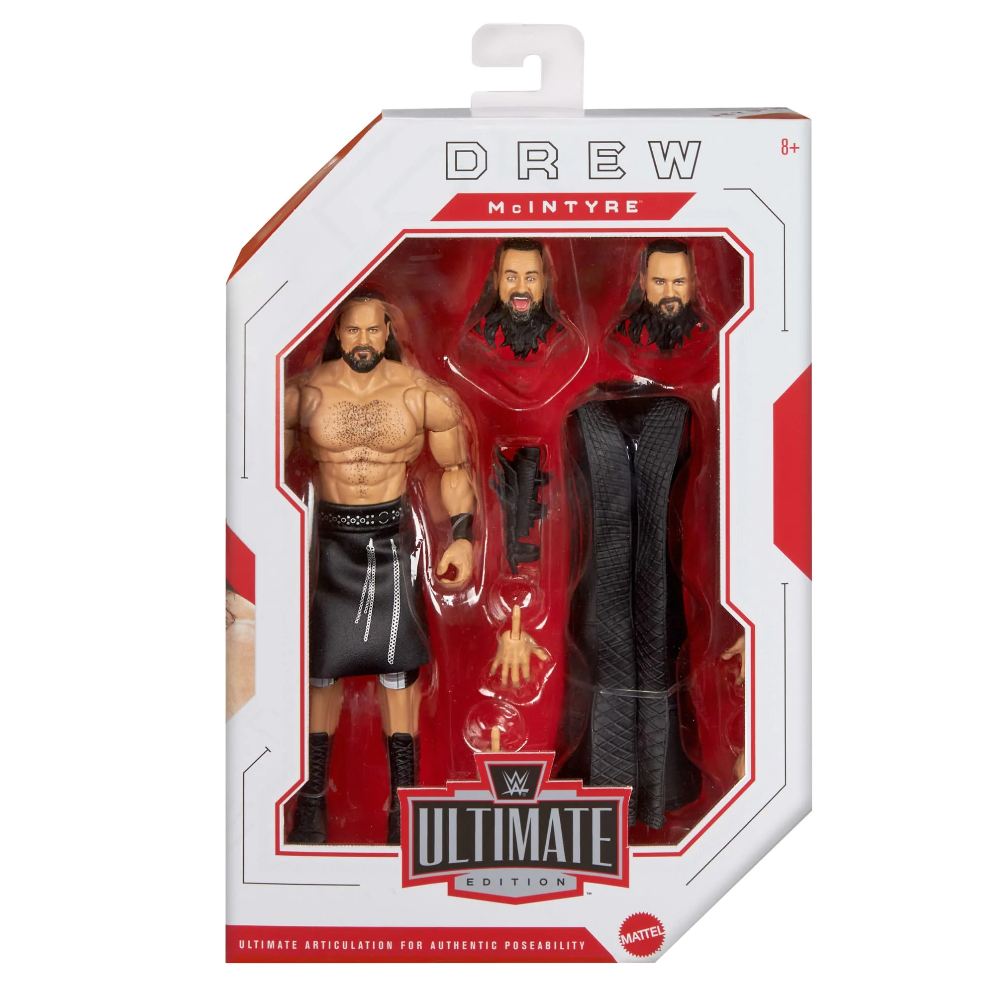 WWE Ultimate Edition Drew Mcintyre Action Figure & Accessories Set, 6-Inch Collectible Superstar - Image 2