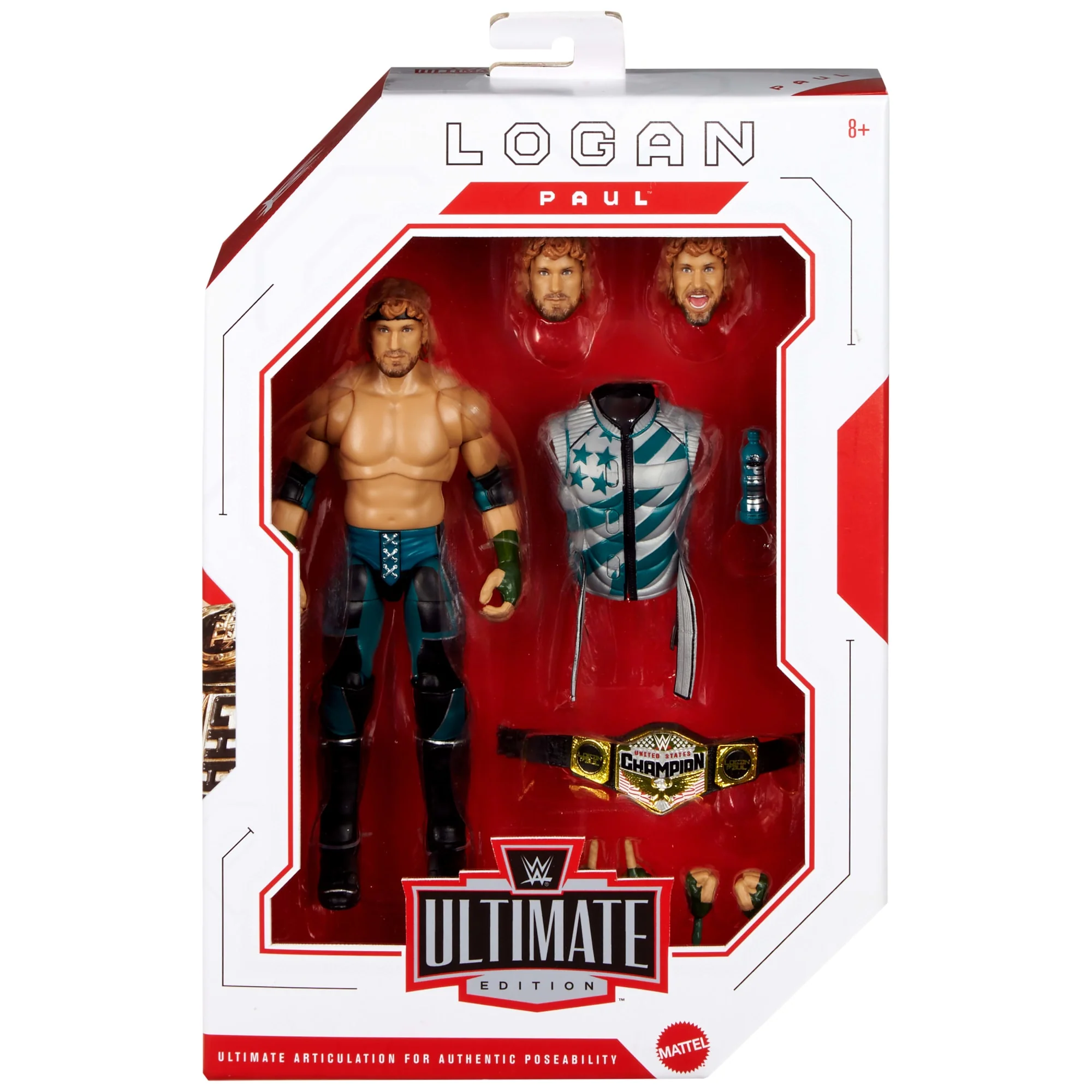 WWE Ultimate Edition Logan Paul Action Figure & Accessories Set, 6-Inch Collectible Superstar - Image 2