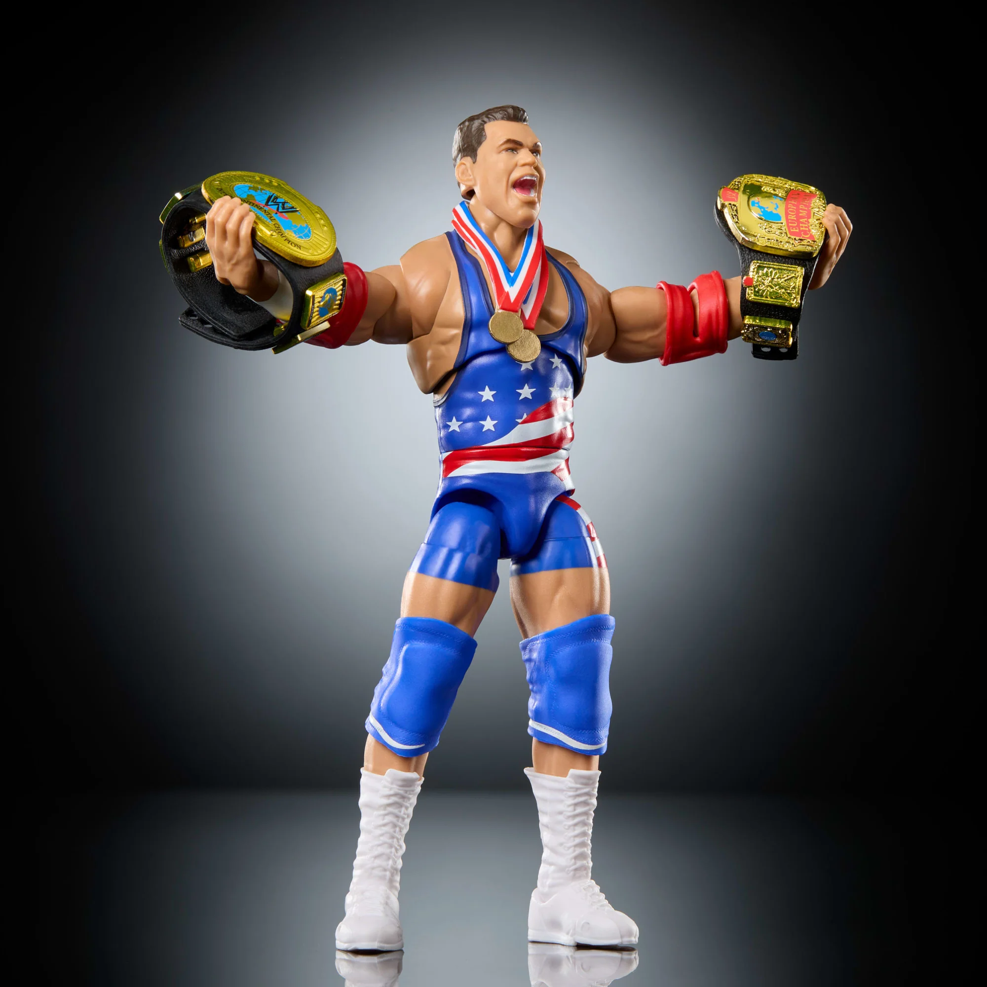 WWE Ultimate Edition Monday Night War Kurt Angle Figurka i akcesoria Zestaw 8+ - Image 4